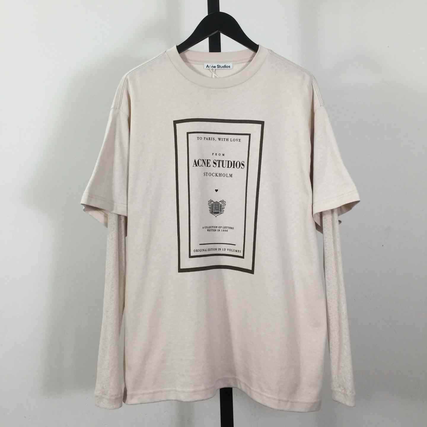 Acne Studios Layered Graphic T-shirt - DesignerGu