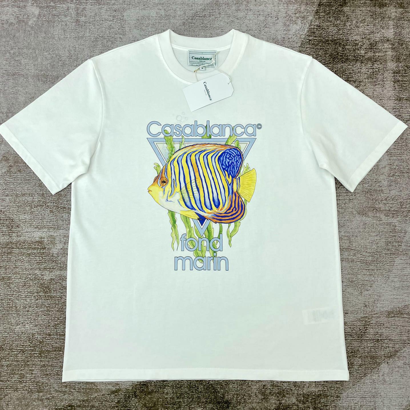 Casablanca Fond Marin T‑Shirt C493 - DesignerGu
