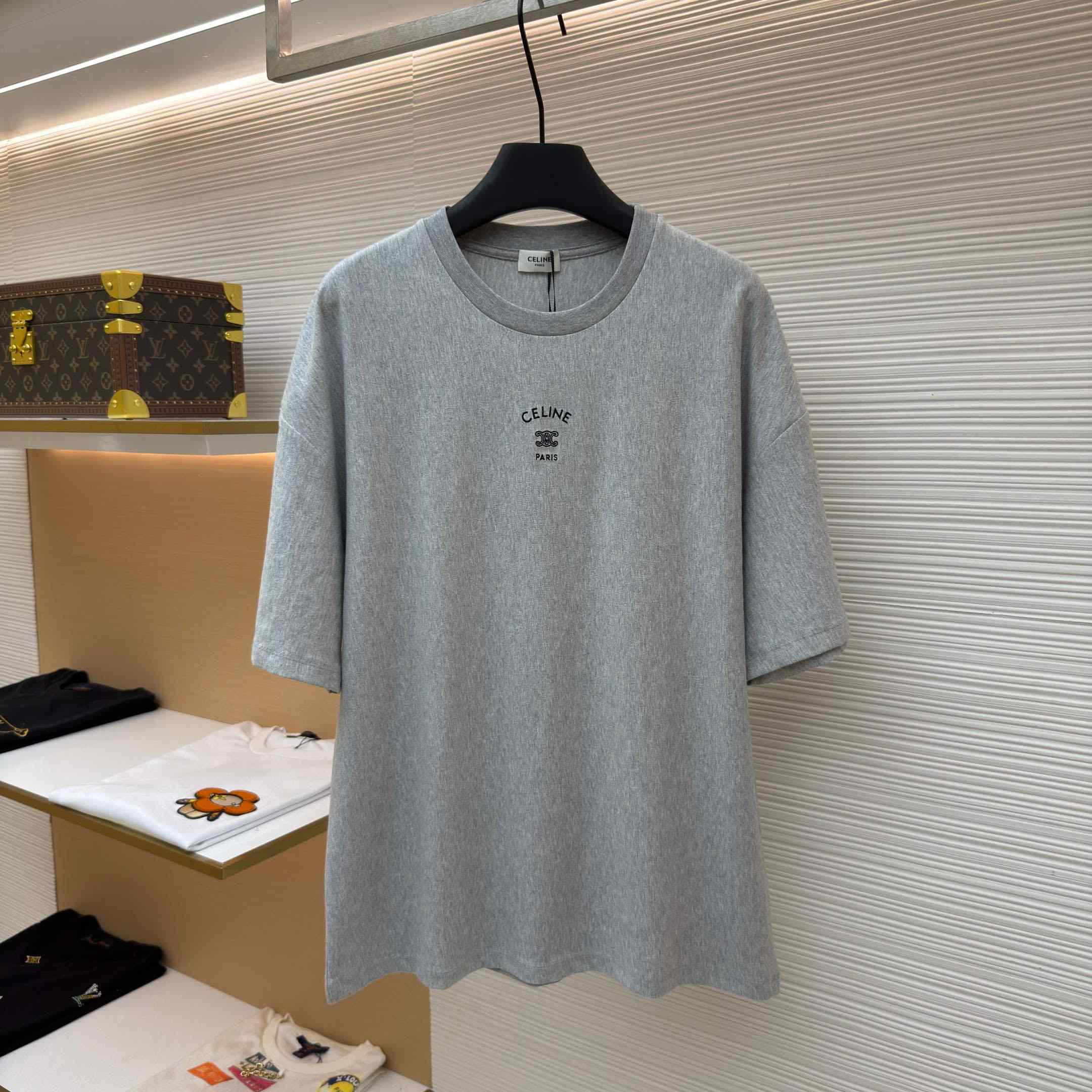 Celine   T-shirt IN Cotton Jersey - DesignerGu