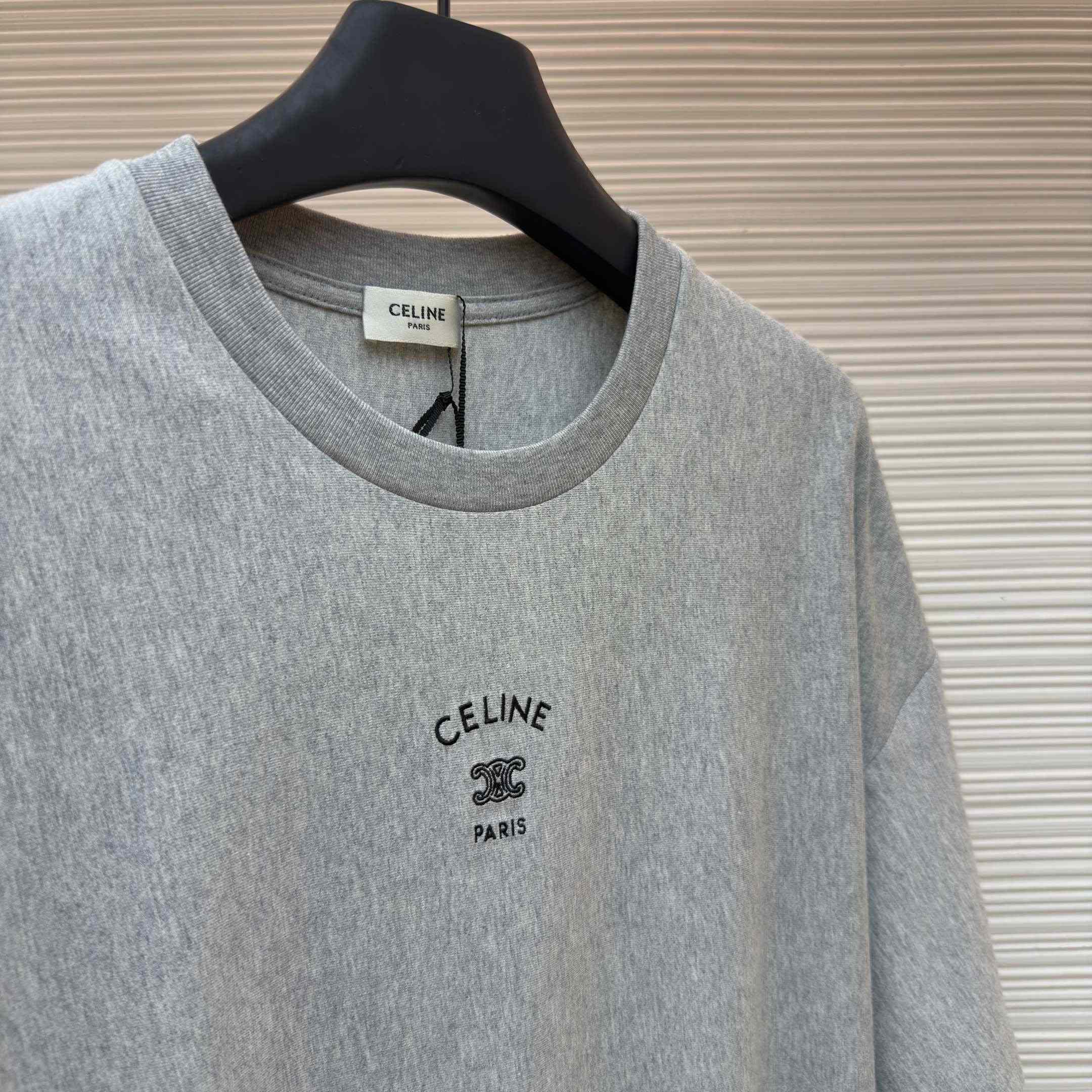 Celine   T-shirt IN Cotton Jersey - DesignerGu