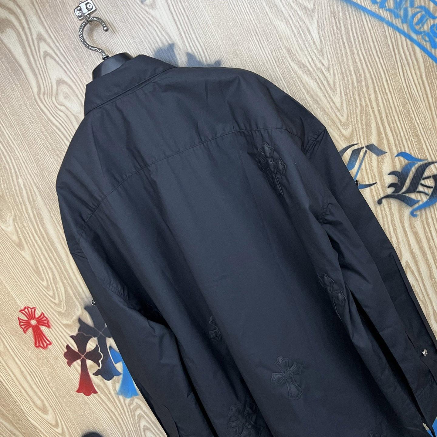 Chrome Hearts  Oversized Cross Patch Shirt - DesignerGu