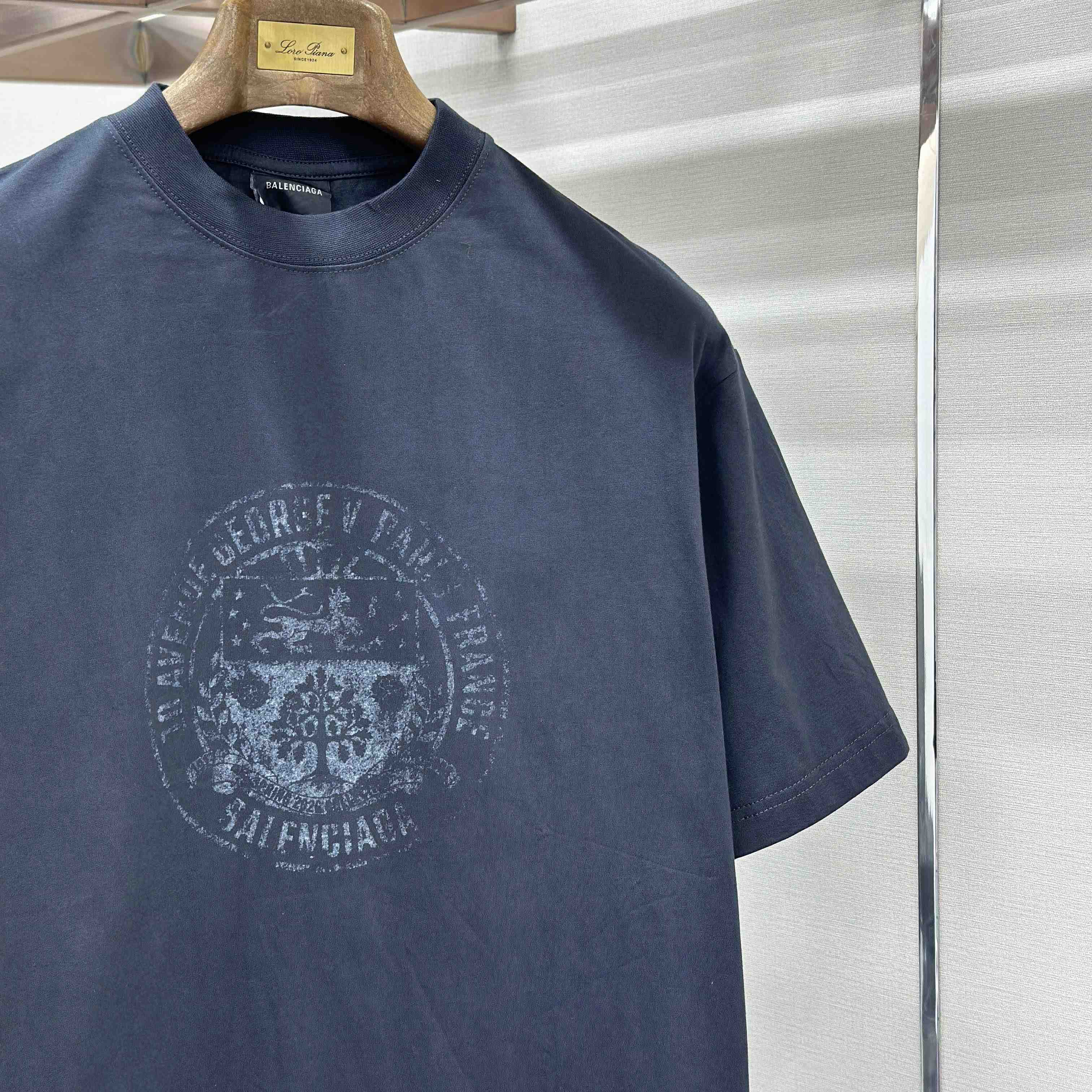 Balenciaga The Address Medium Fit T-Shirt  - DesignerGu