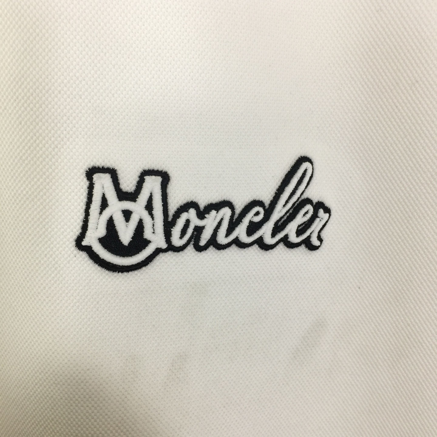 Moncler Logo-Embroidered Cotton Polo Shirt - DesignerGu