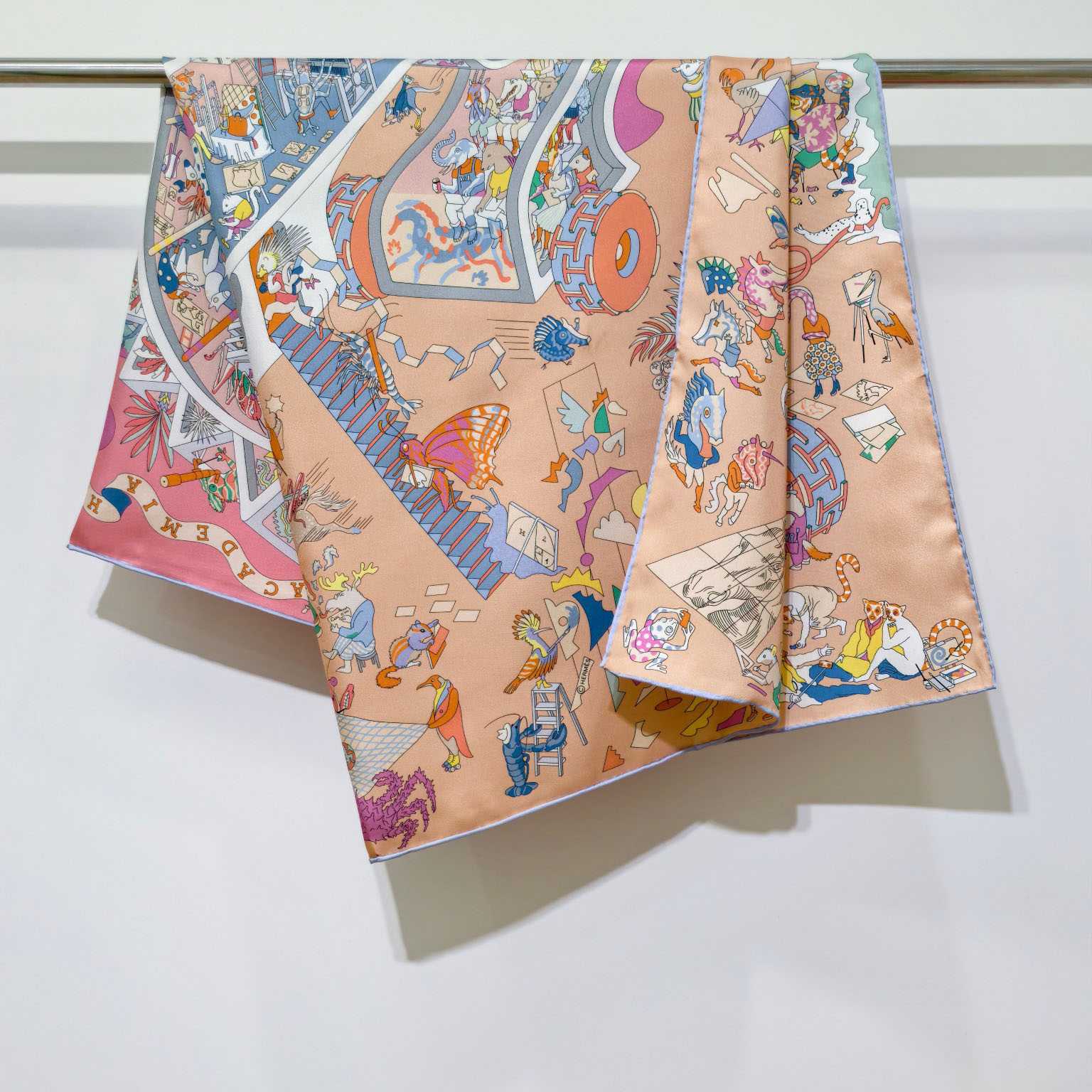 Hermes Academia Hippica Scarf 90 - DesignerGu
