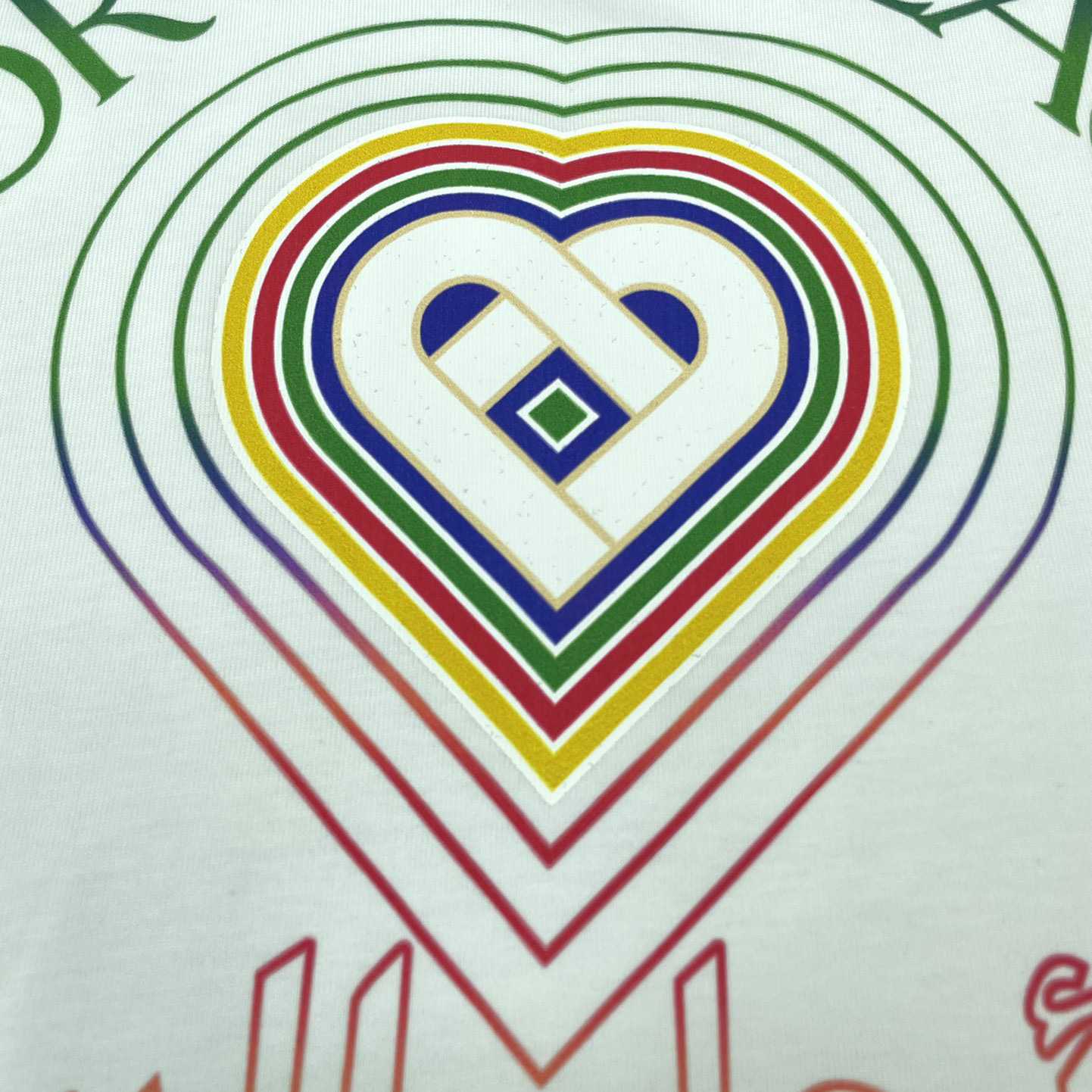 Casablanca For The Peace Gradient Printed T-Shirt 'White' CA5073 - DesignerGu