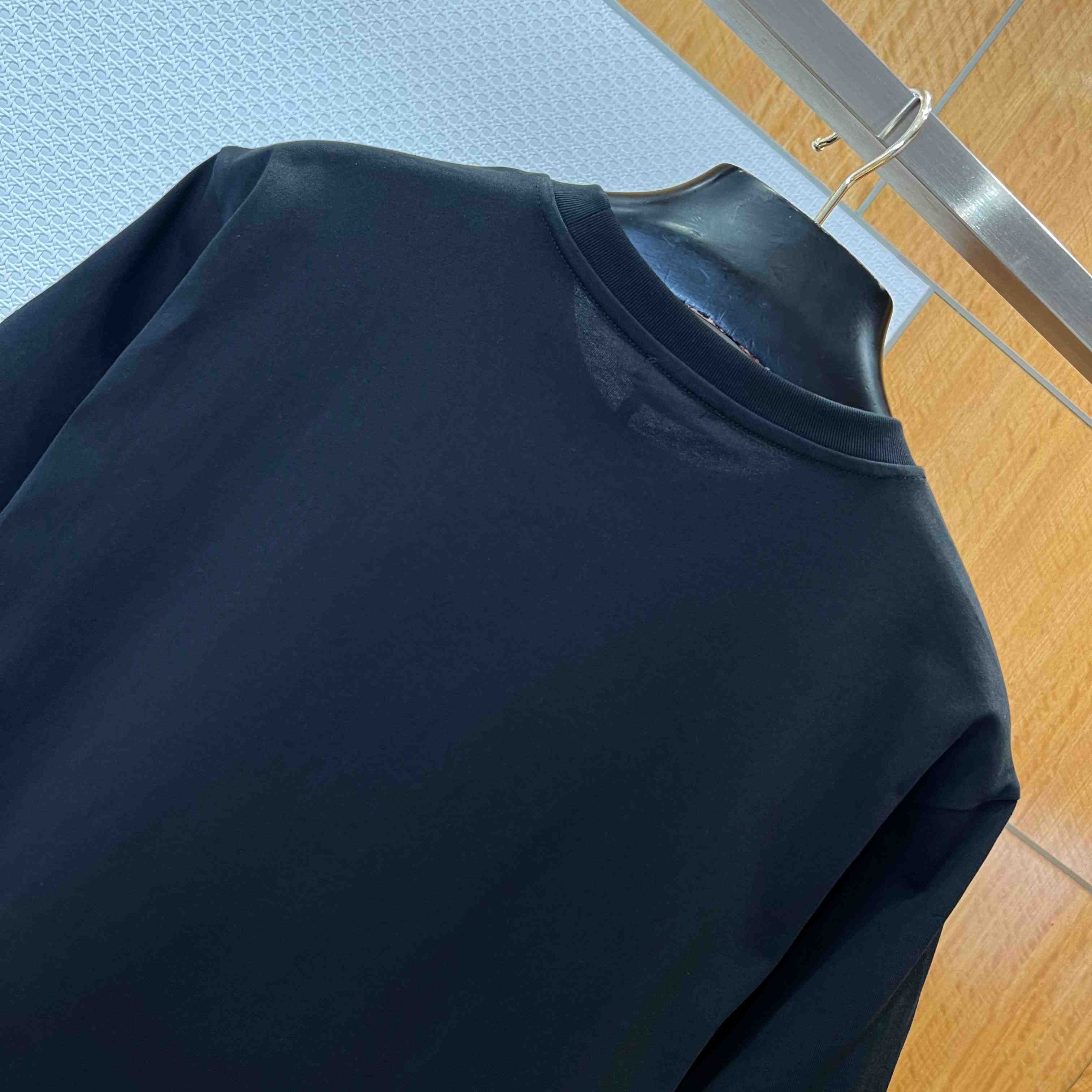 Moncler Overlapped Logo Cotton T-shirt - DesignerGu