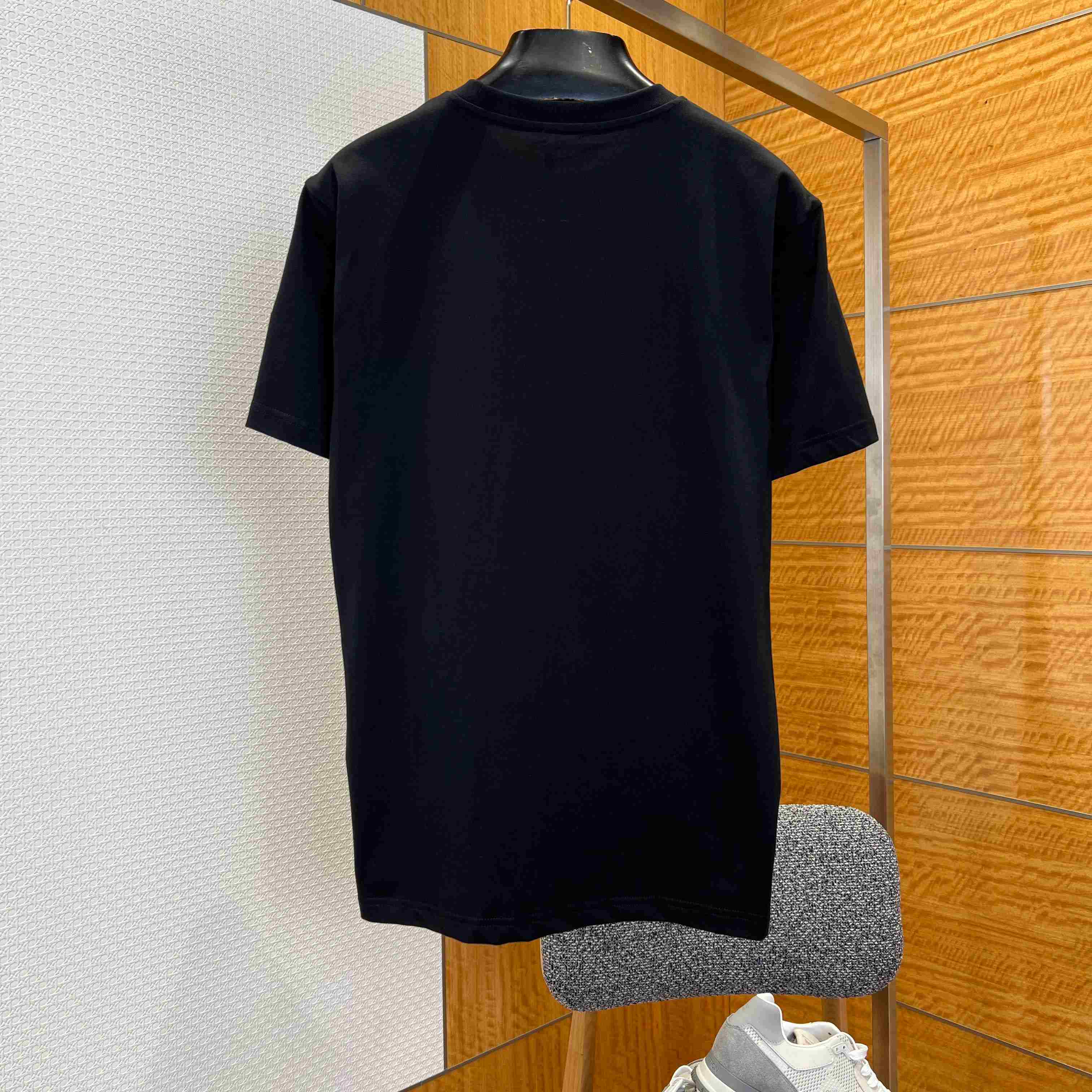 Moncler Overlapped Logo Cotton T-shirt - DesignerGu