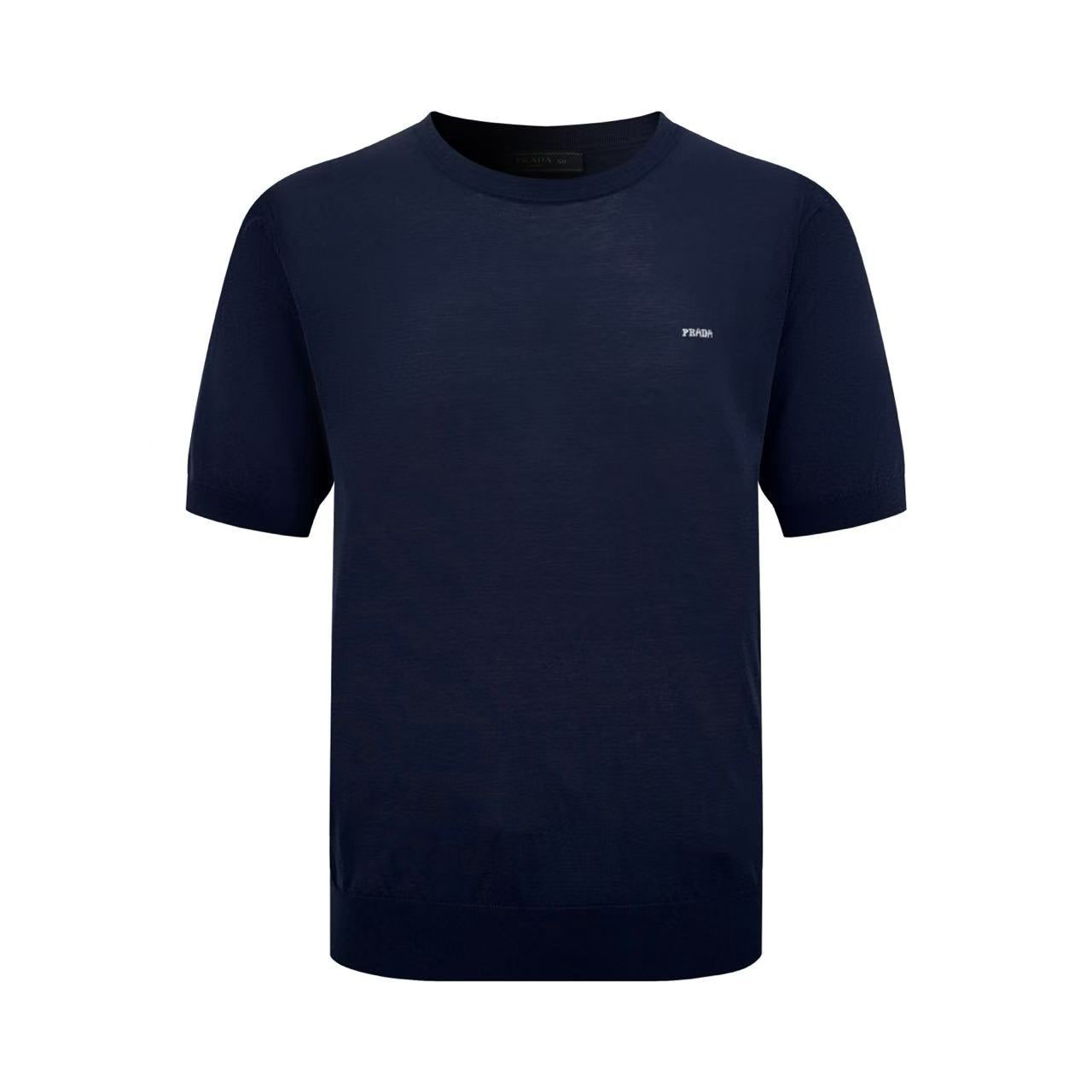 Prada Cotton Crew-Neck Sweater - DesignerGu