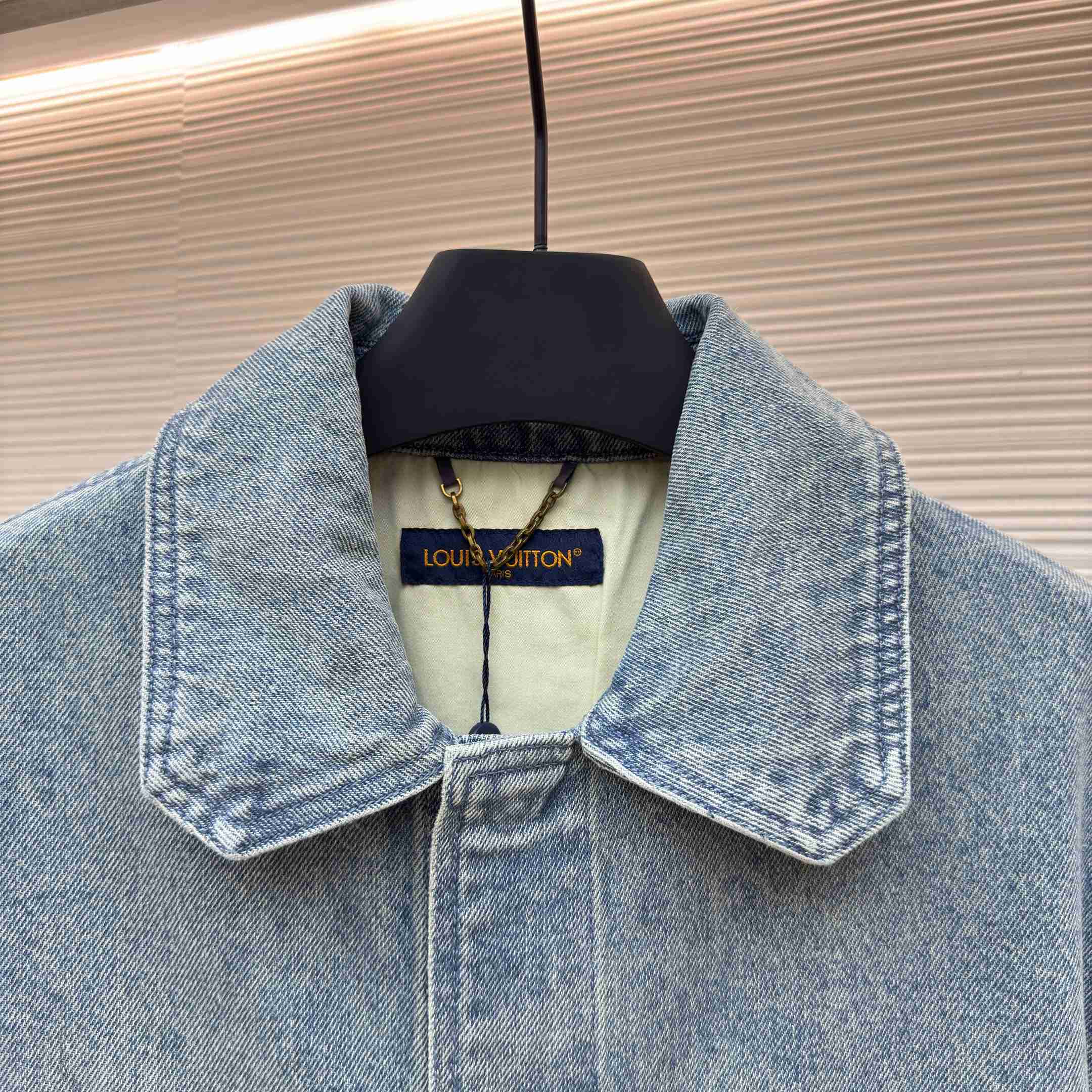 Louis Vuitton Short Sleeve Denim Workwear Shirt - DesignerGu