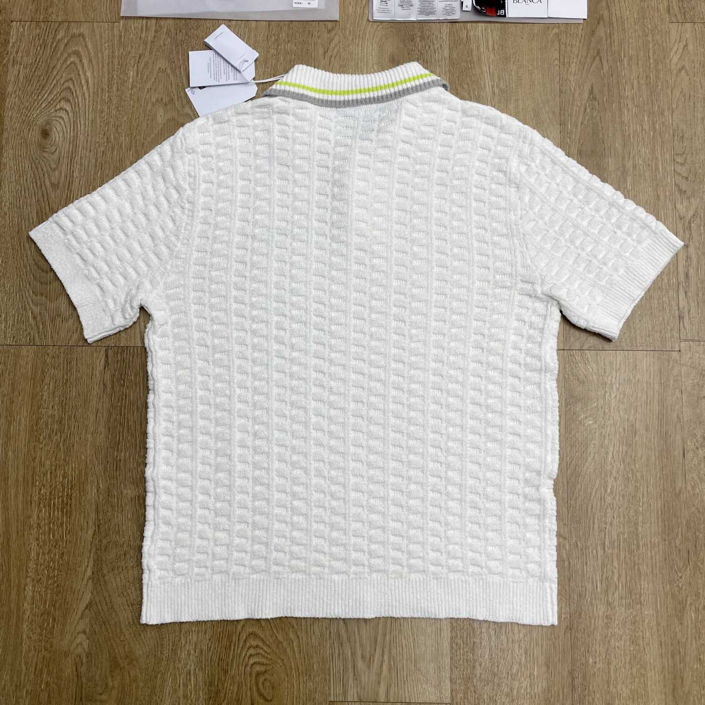 Casablanca  Tennis Boucle Polo Shirt Z6042 - DesignerGu