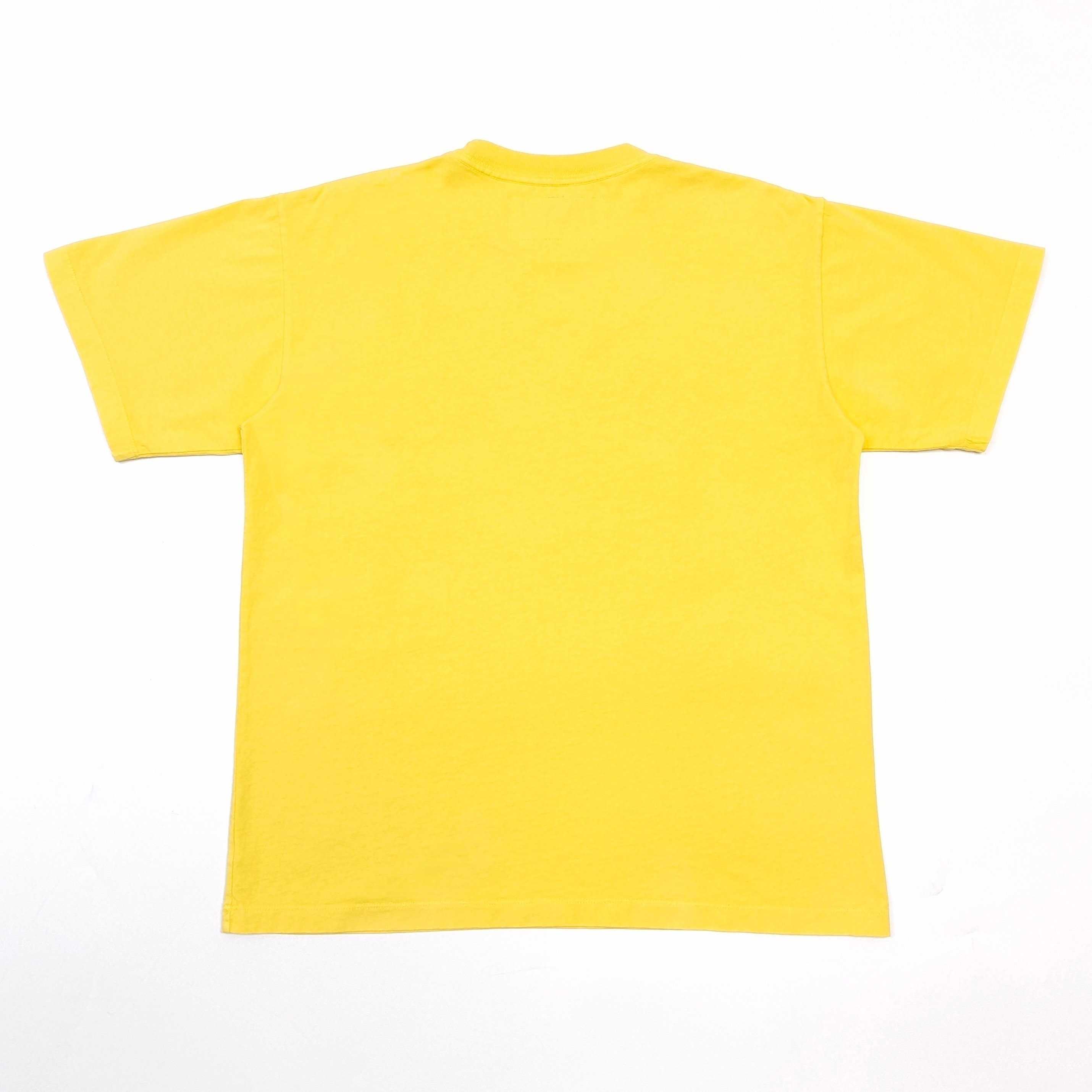 Sp5der Scattered Og Web V2 Tee 'Yellow' - DesignerGu