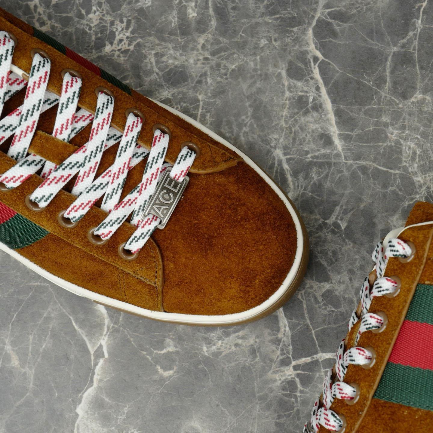 Gucci Ace Sneaker With Web - DesignerGu