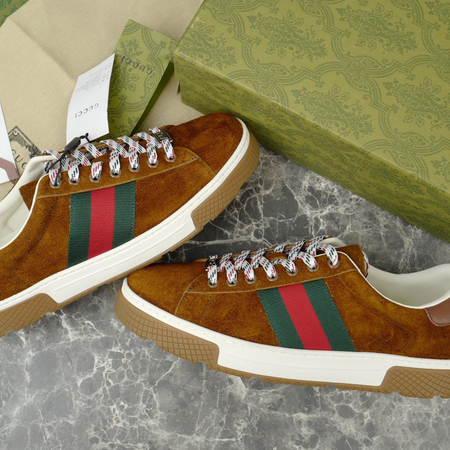 Gucci Ace Sneaker With Web - DesignerGu