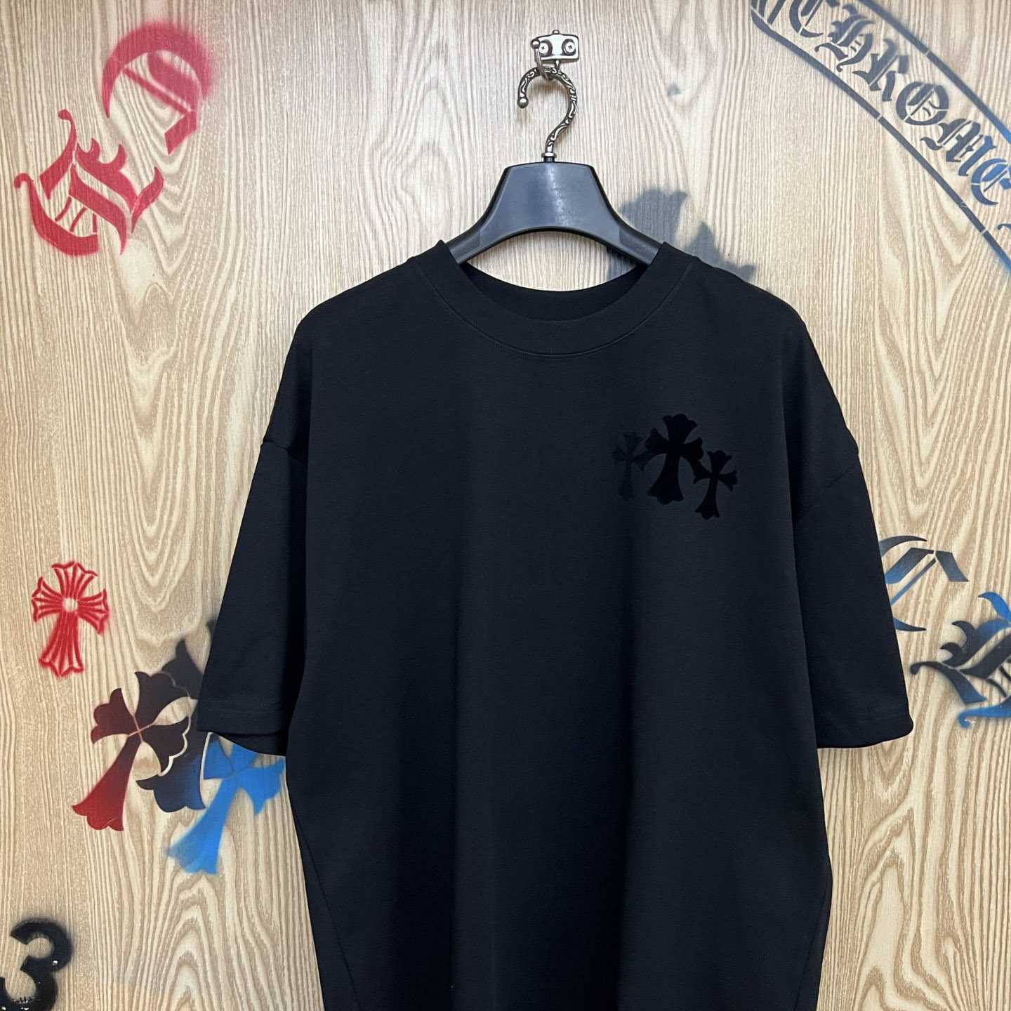 Chrome Hearts Triple Cross T-Shirt 'Black' - DesignerGu