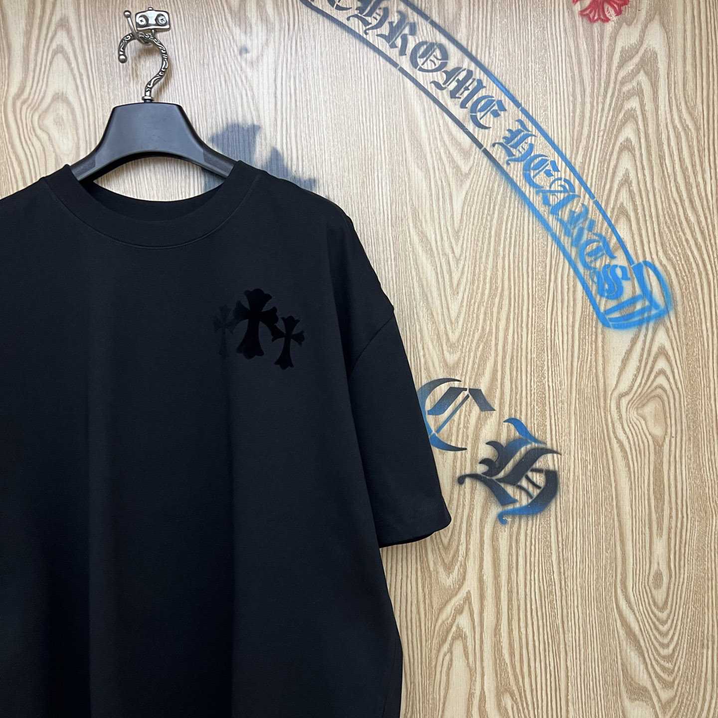 Chrome Hearts Triple Cross T-Shirt 'Black' - DesignerGu