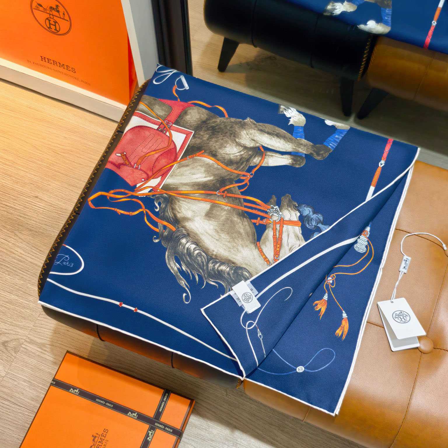 Hermes Grand Galop Scarf 90 - DesignerGu