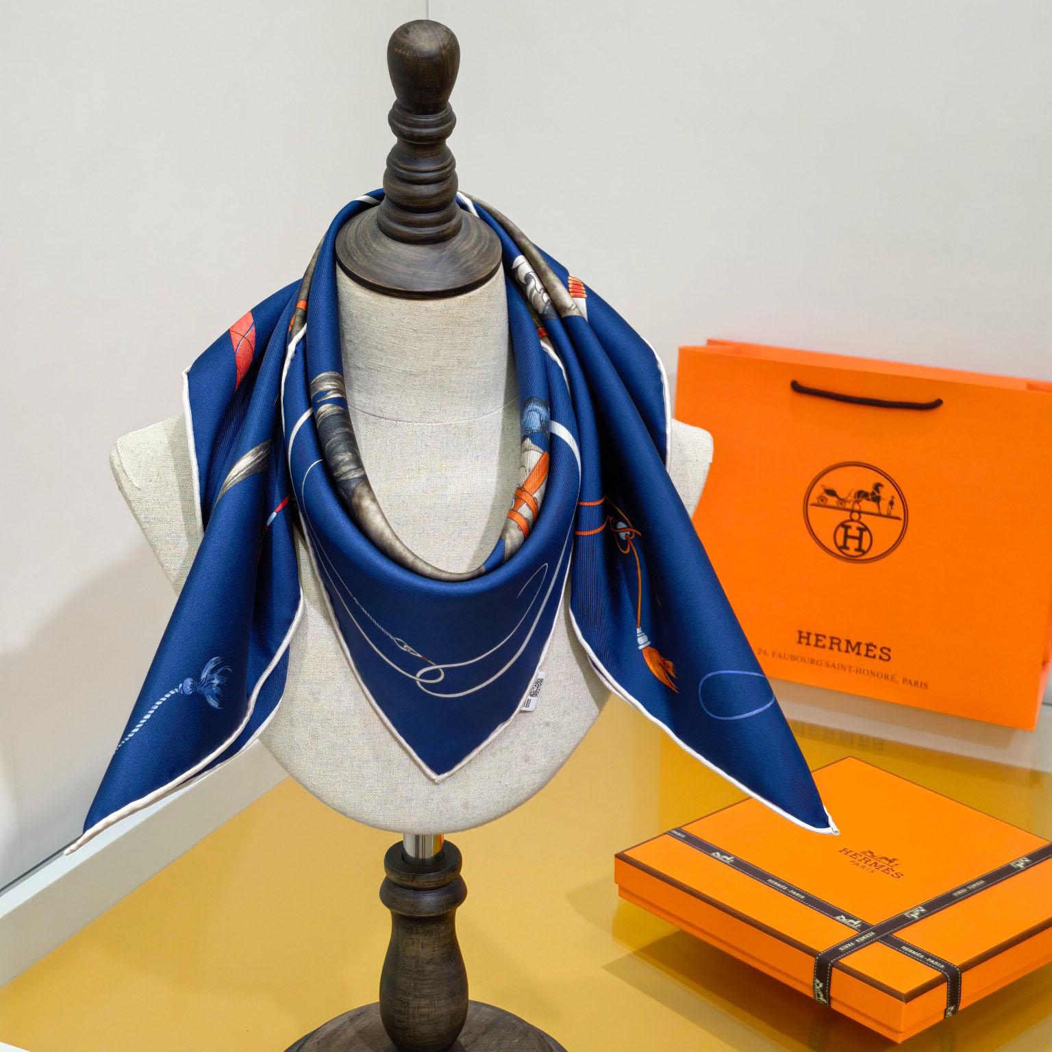 Hermes Grand Galop Scarf 90 - DesignerGu