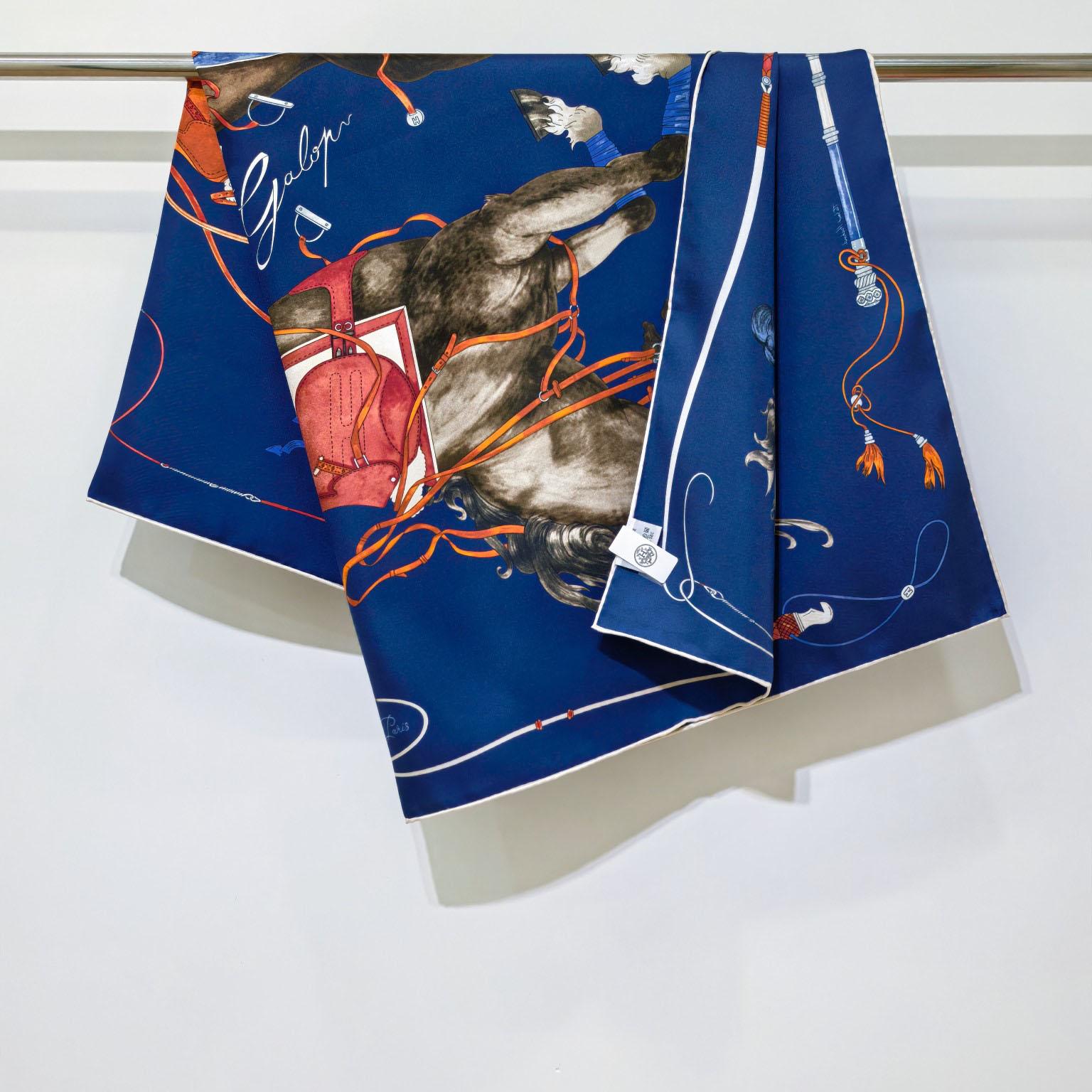 Hermes Grand Galop Scarf 90 - DesignerGu