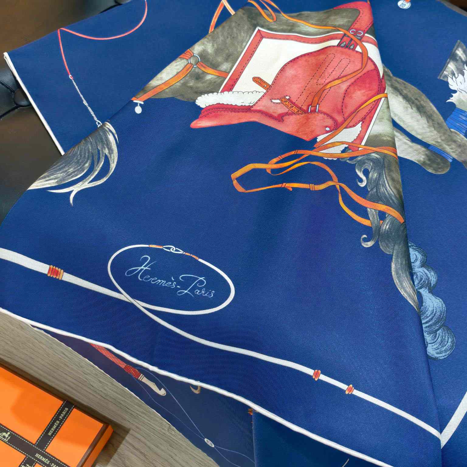 Hermes Grand Galop Scarf 90 - DesignerGu