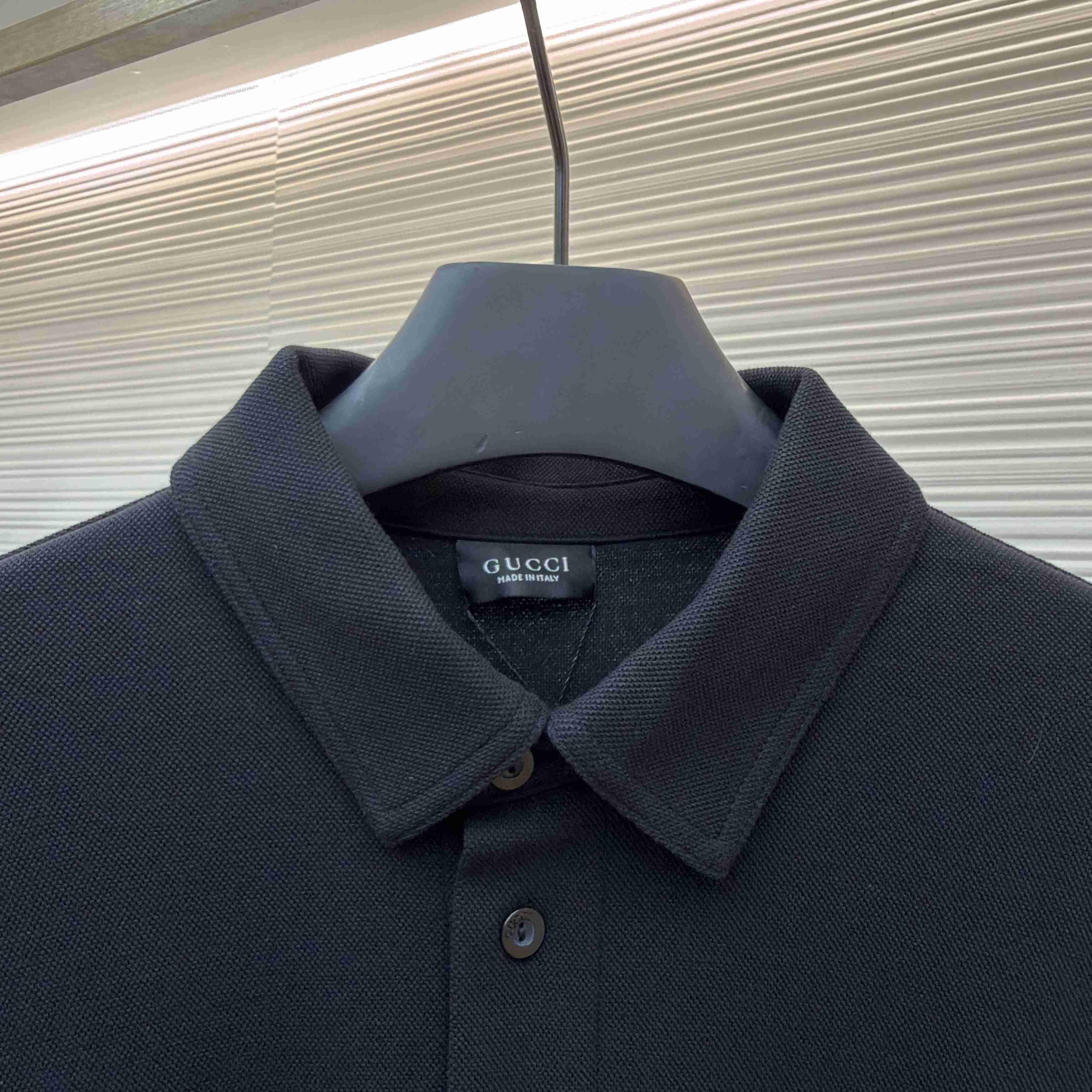 Gucci Cotton Piquet Shirt With Embroidery - DesignerGu