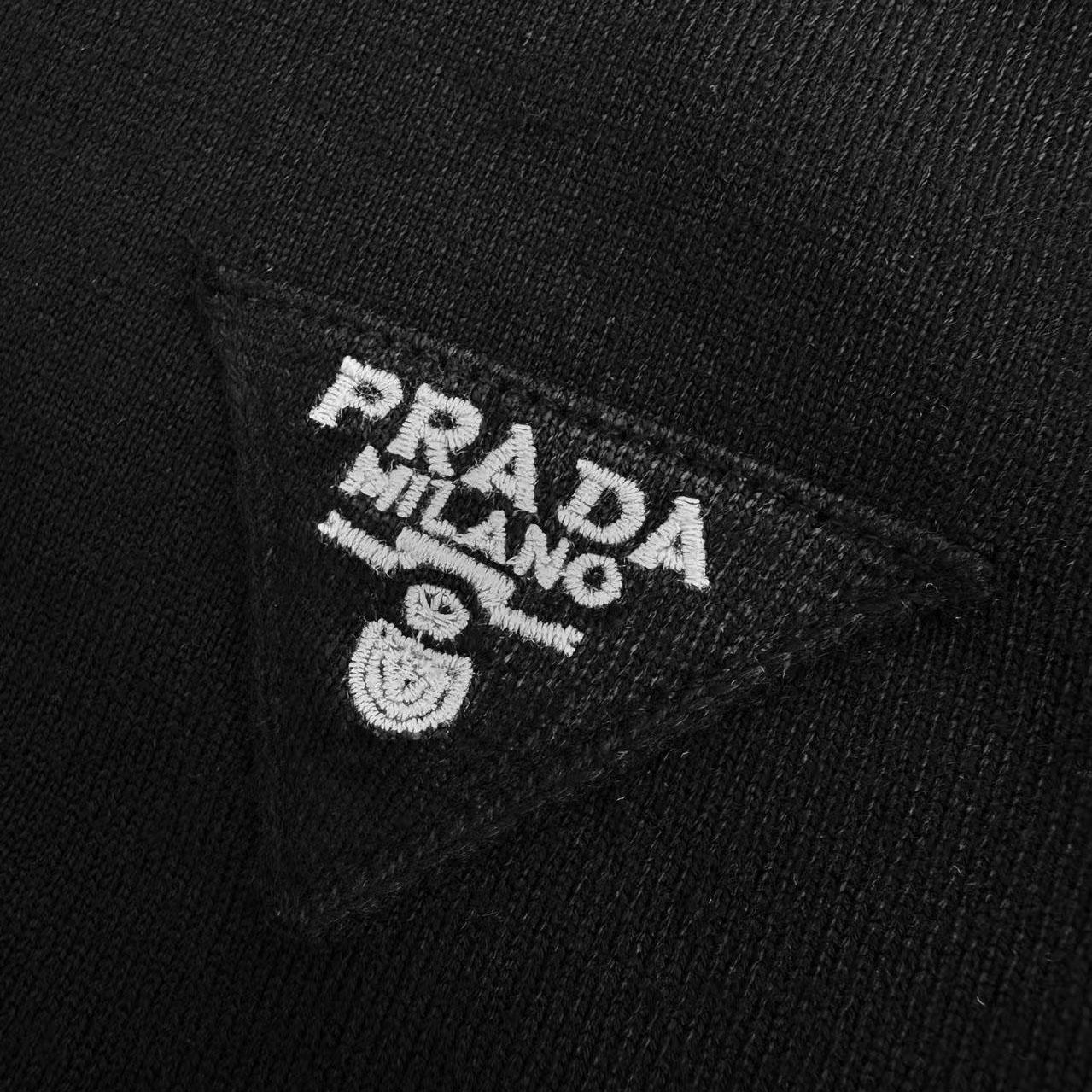 Prada Wool Polo Shirt   - DesignerGu