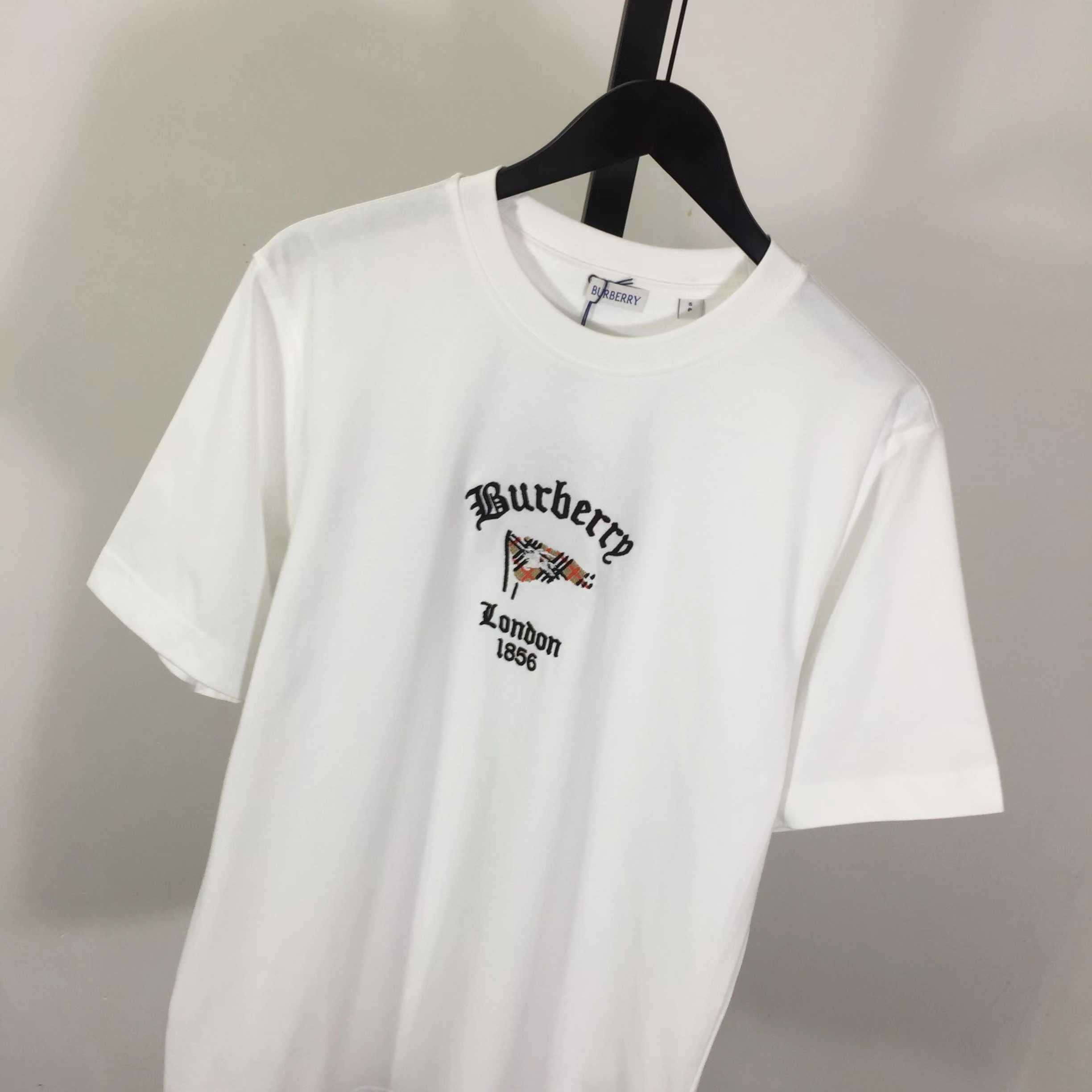 Burberry Check Flag Cotton T-shirt - DesignerGu