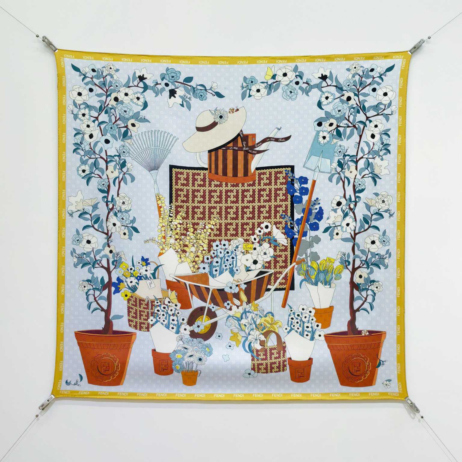 Fendi Gardening Foulard - DesignerGu