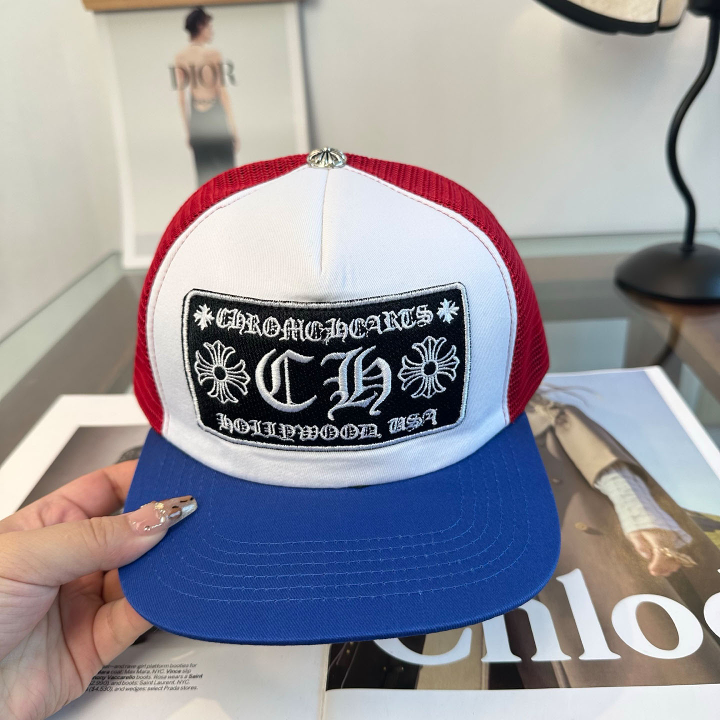 Chrome Heart Hollywood Trucker Cap  - DesignerGu