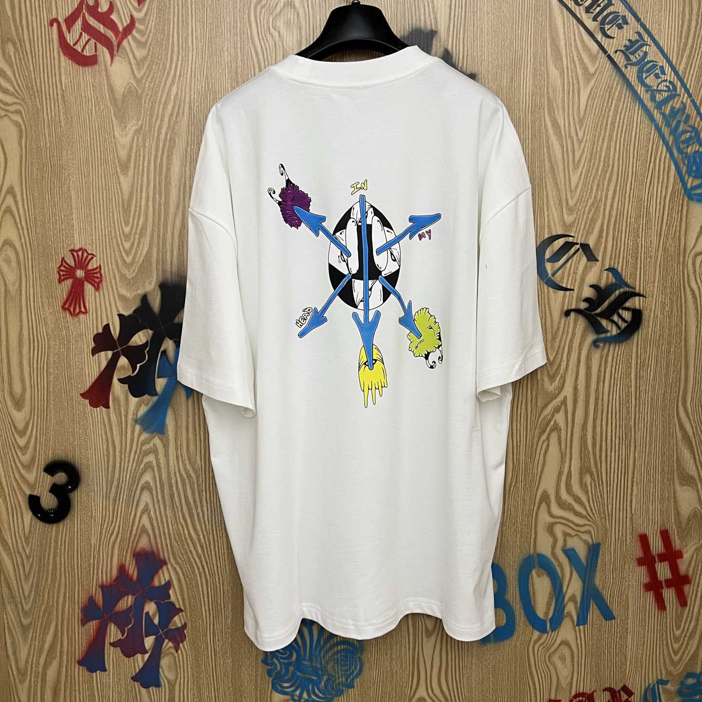 Chrome Hearts Matty Boy Anti Promo White Tee - DesignerGu