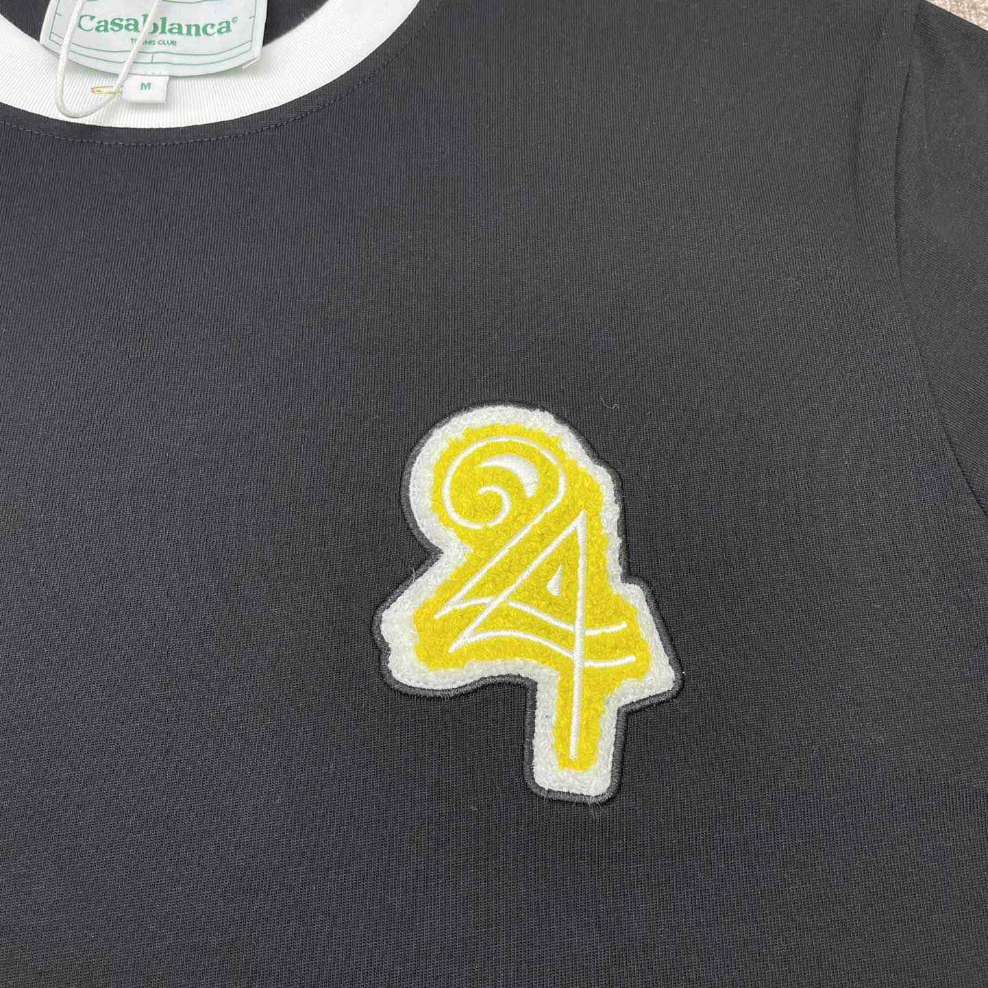 Casablanca Numeral Ringer T-Shirt C910 - DesignerGu