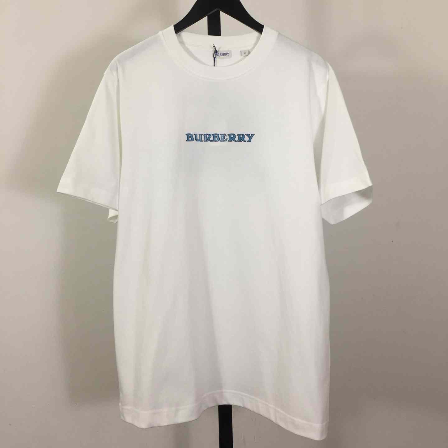 Burberry Heritage Logo Cotton T-shirt - DesignerGu