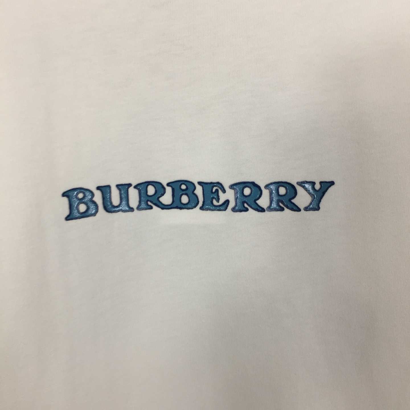 Burberry Heritage Logo Cotton T-shirt - DesignerGu