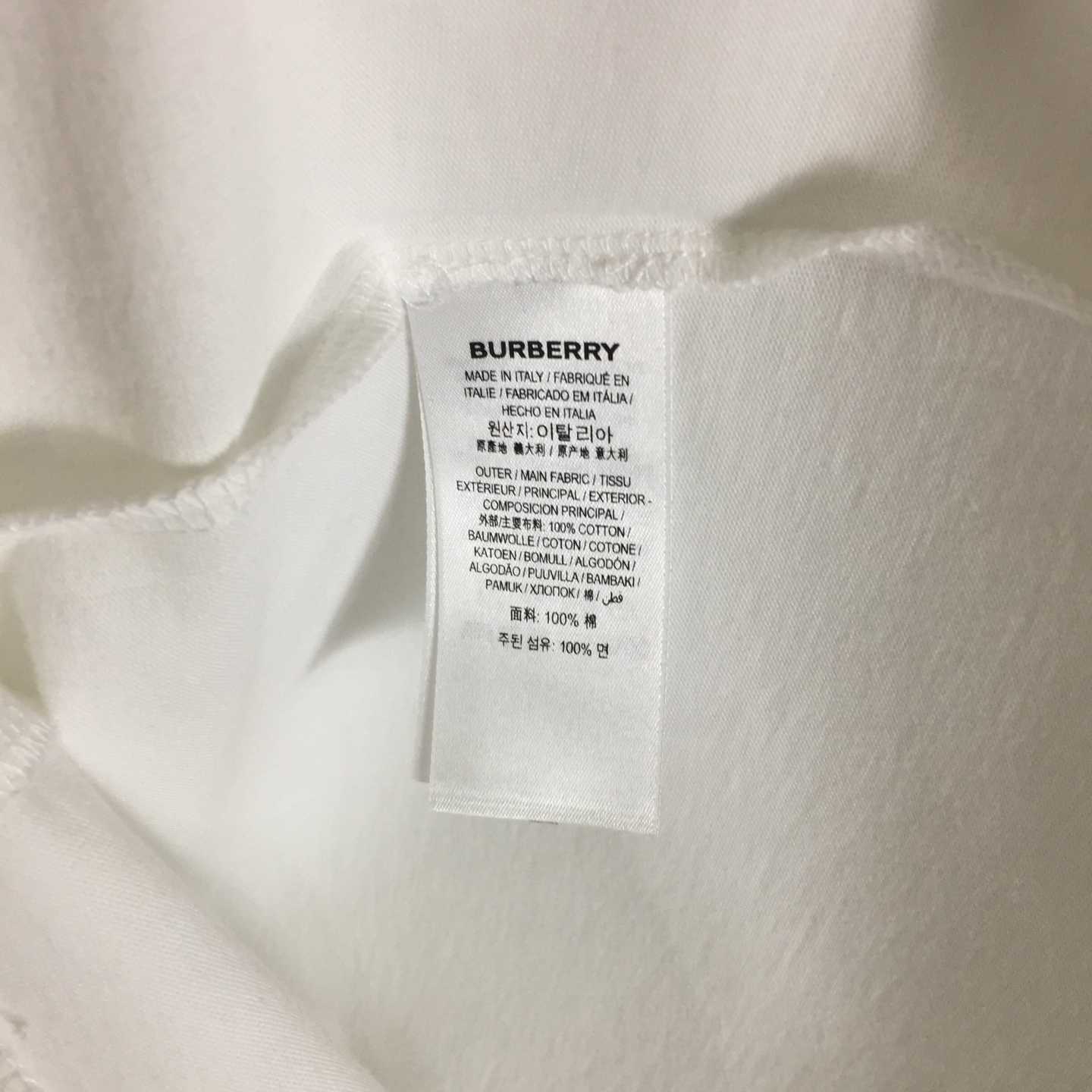 Burberry Heritage Logo Cotton T-shirt - DesignerGu