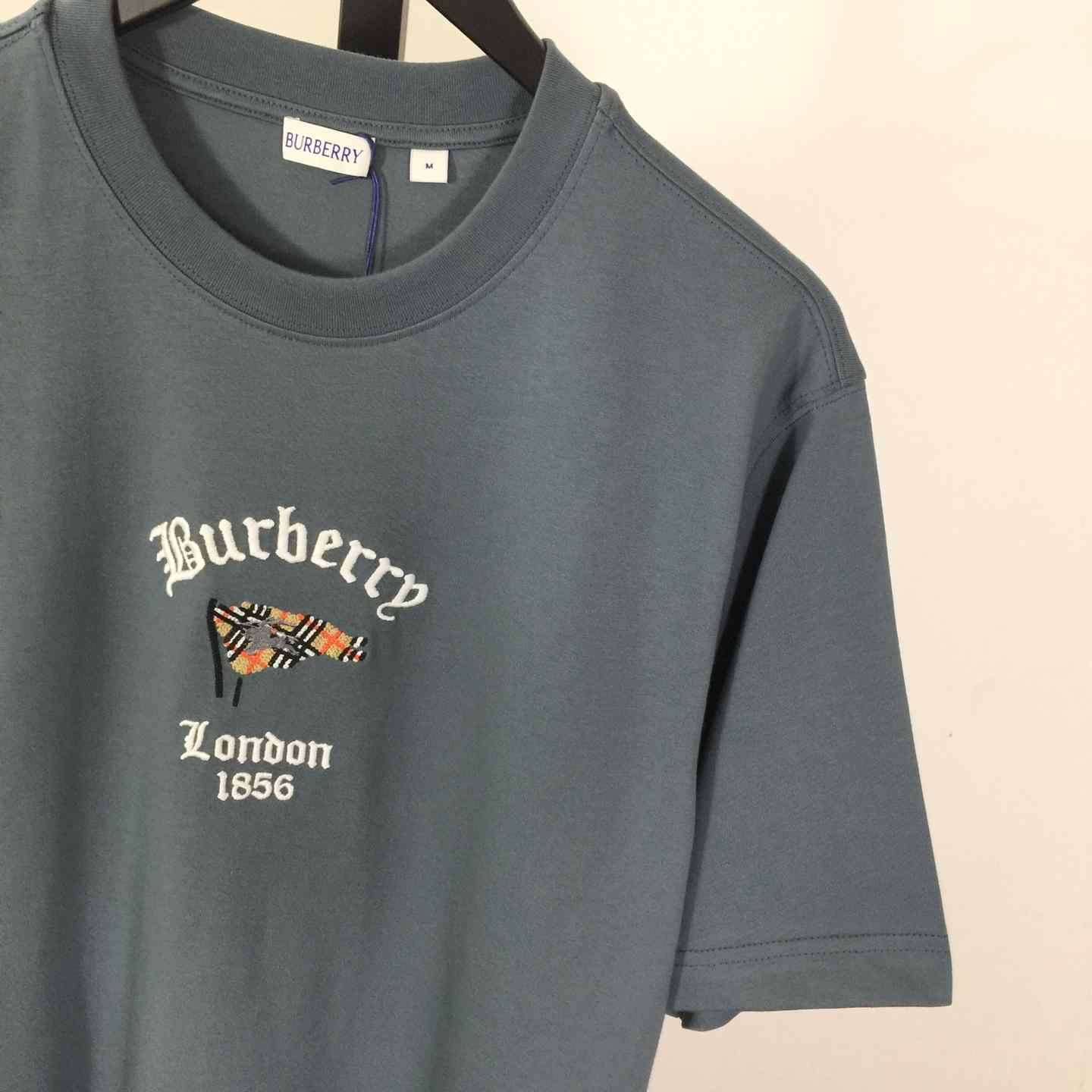 Burberry Check Flag Cotton T-shirt - DesignerGu