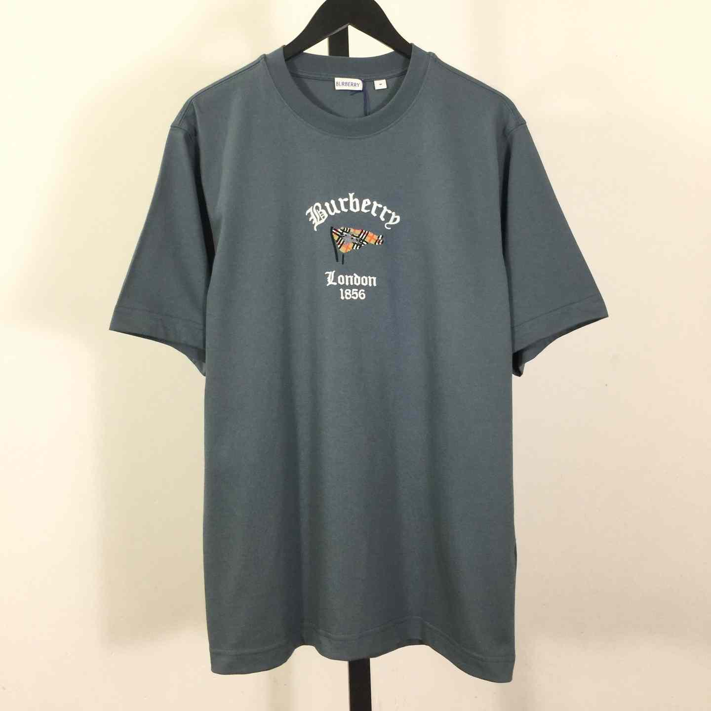 Burberry Check Flag Cotton T-shirt - DesignerGu