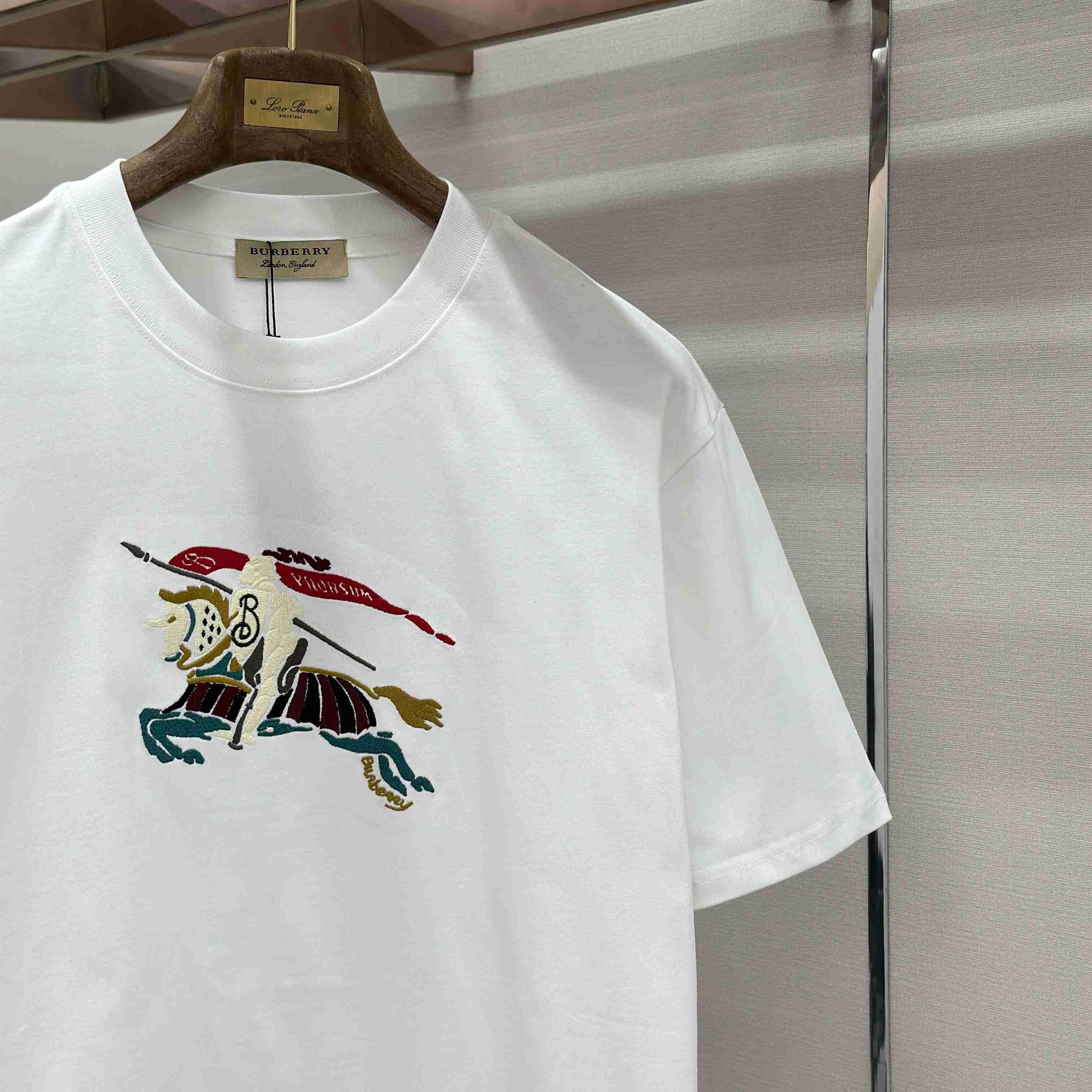 Burberry Knight Cotton T-shirt - DesignerGu