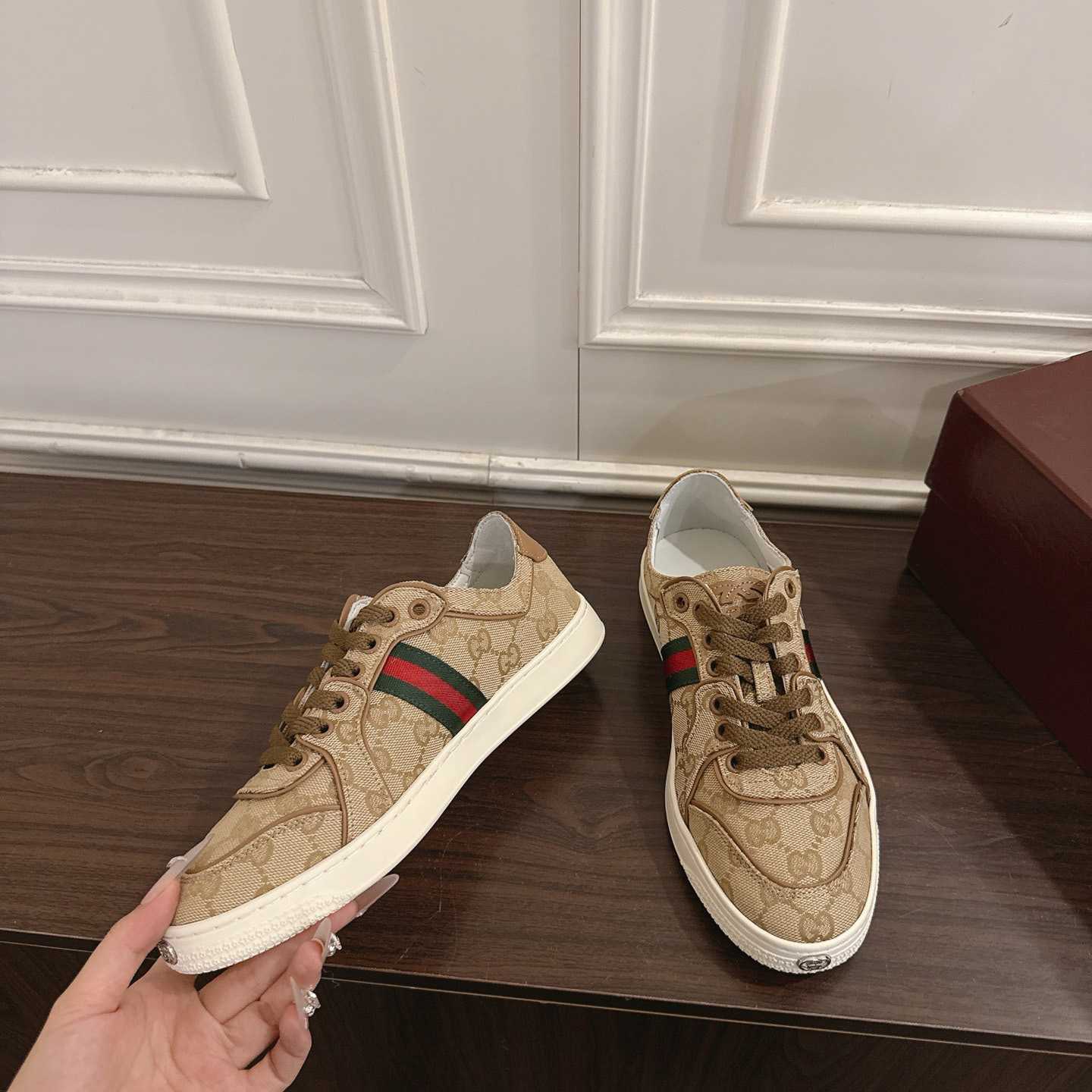 Gucci Stretch Low-Top Sneaker - DesignerGu