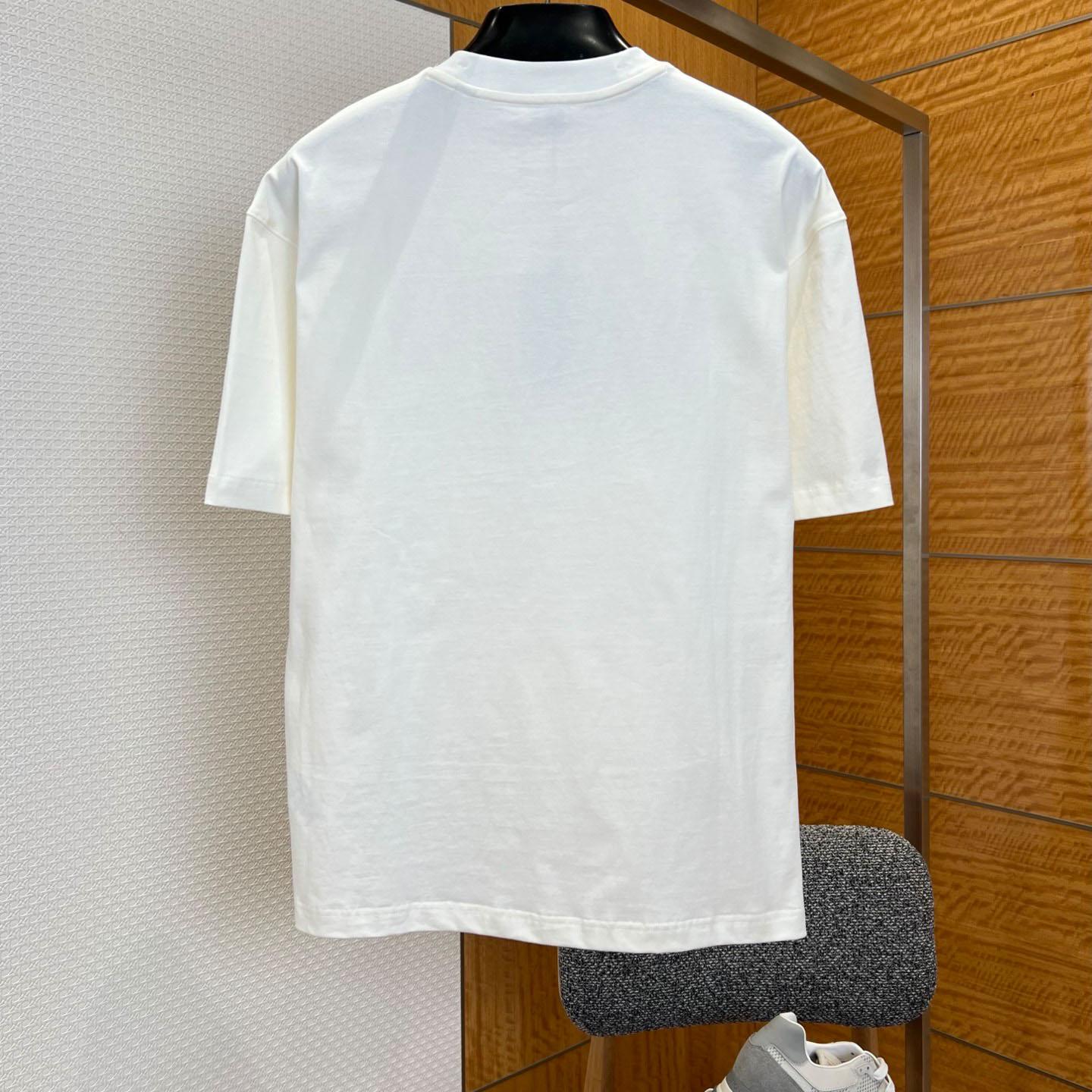 Burberry Check Knight Stamp Cotton T-shirt - DesignerGu