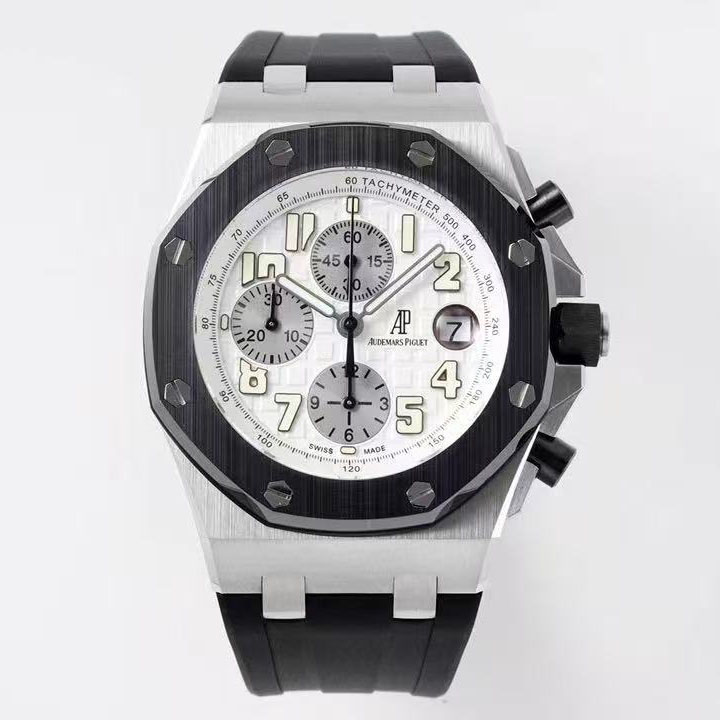 Audemars Piguet Royal Oak Offshore Steel Watch 42mm - DesignerGu