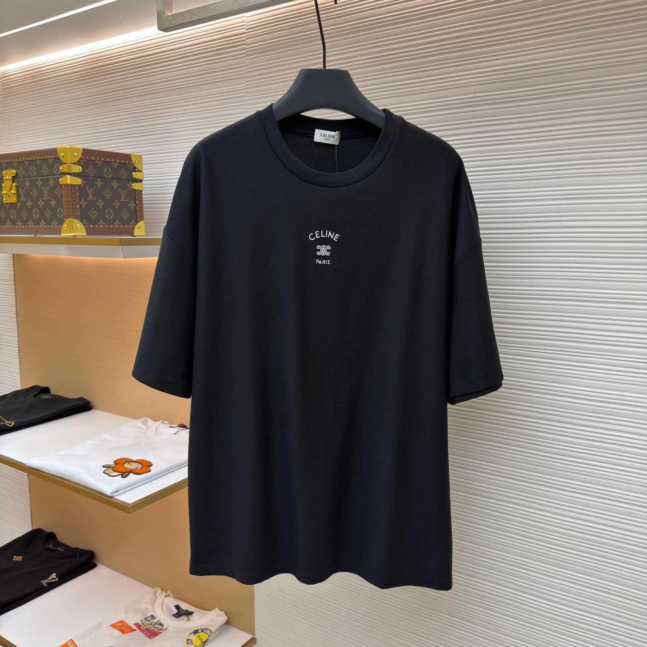 Celine   T-shirt IN Cotton Jersey - DesignerGu