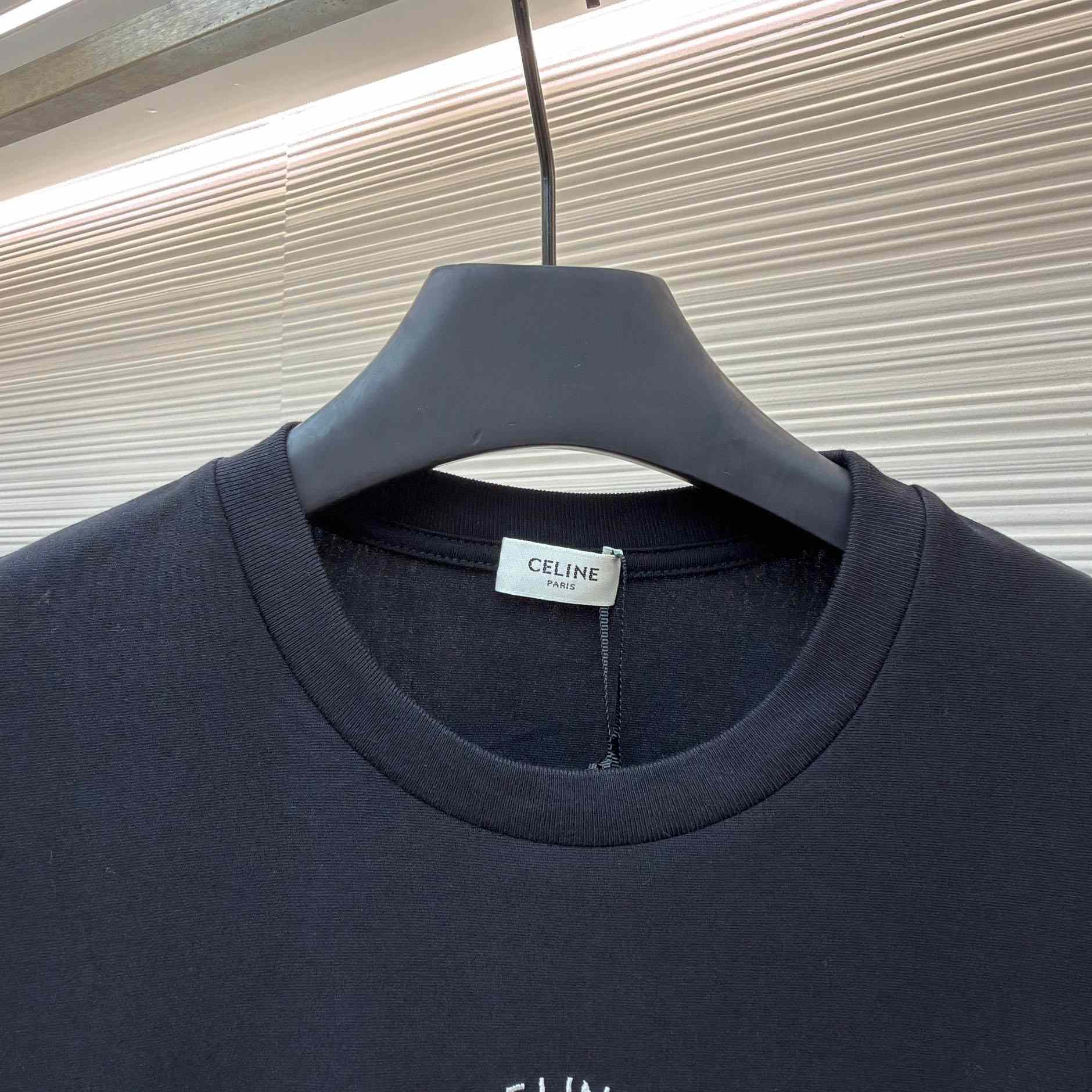 Celine   T-shirt IN Cotton Jersey - DesignerGu