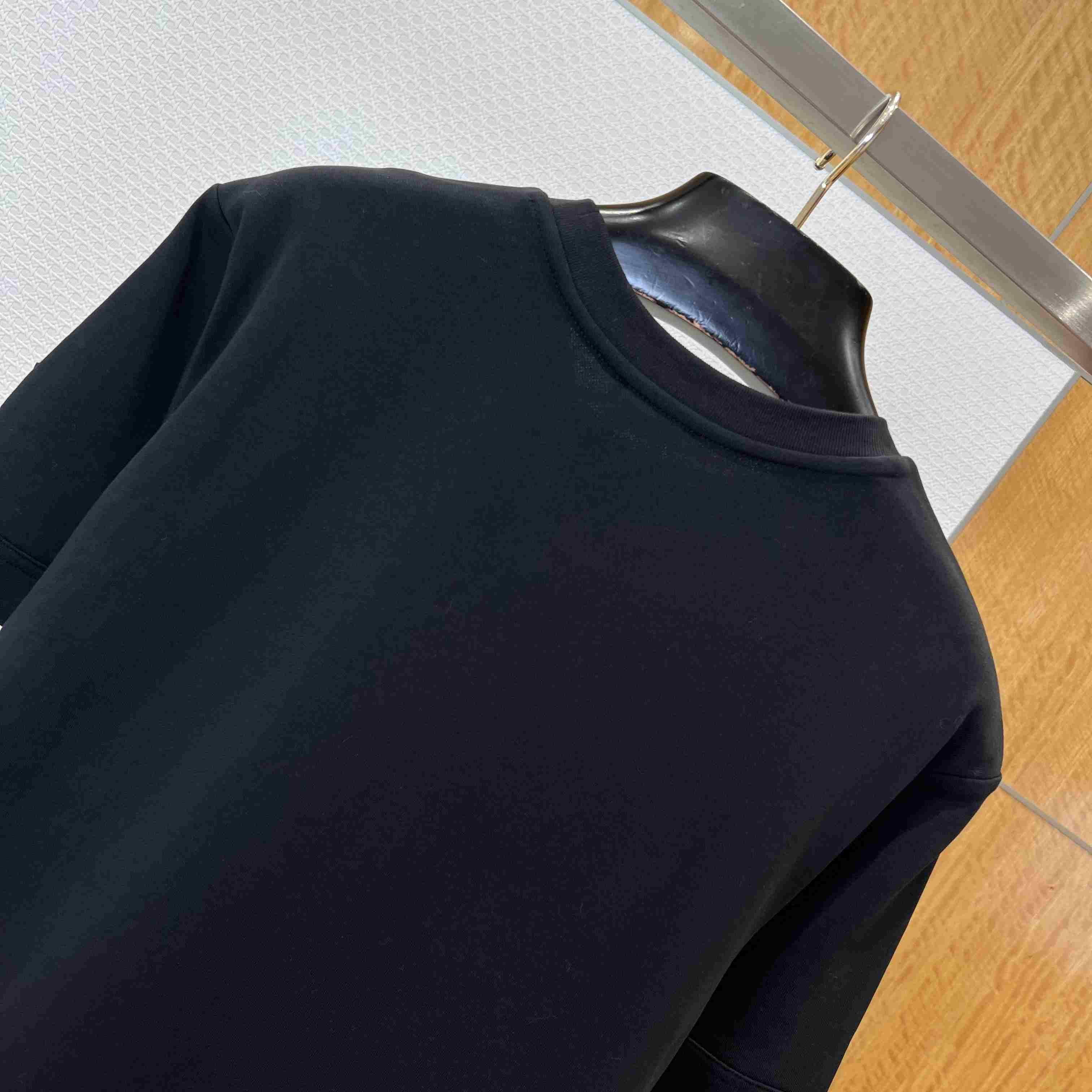 Moncler Leather-Trimmed Cotton T-Shirt - DesignerGu