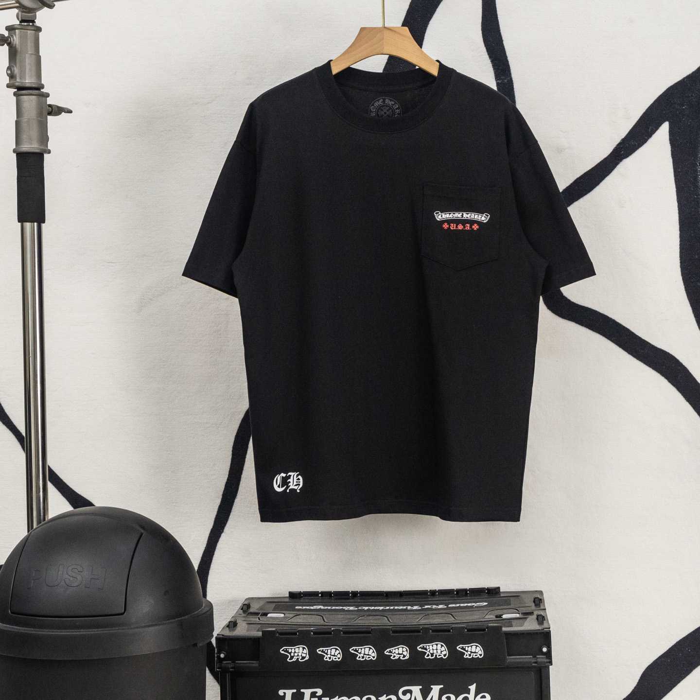 Chrome Hearts USA Flag Tee 'Black' - DesignerGu