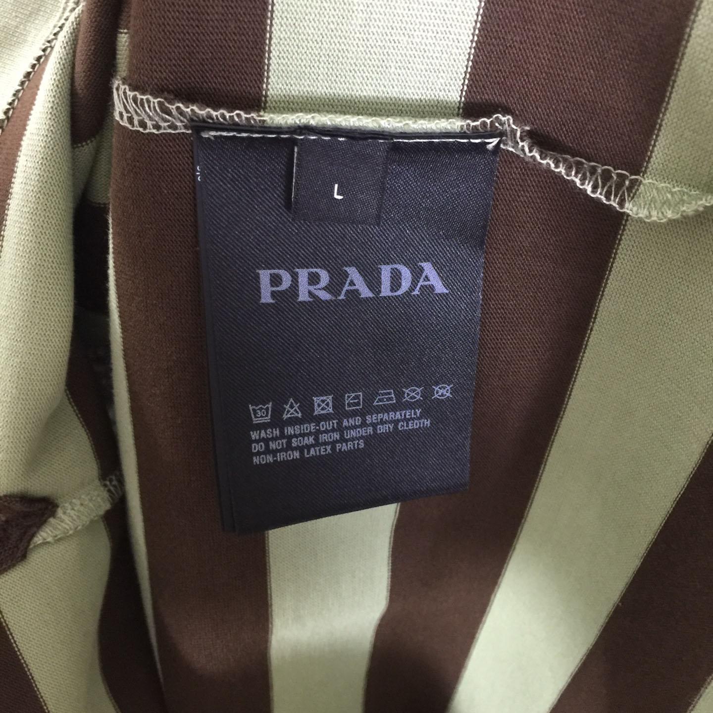 Prada Cotton Polo Shirt - DesignerGu