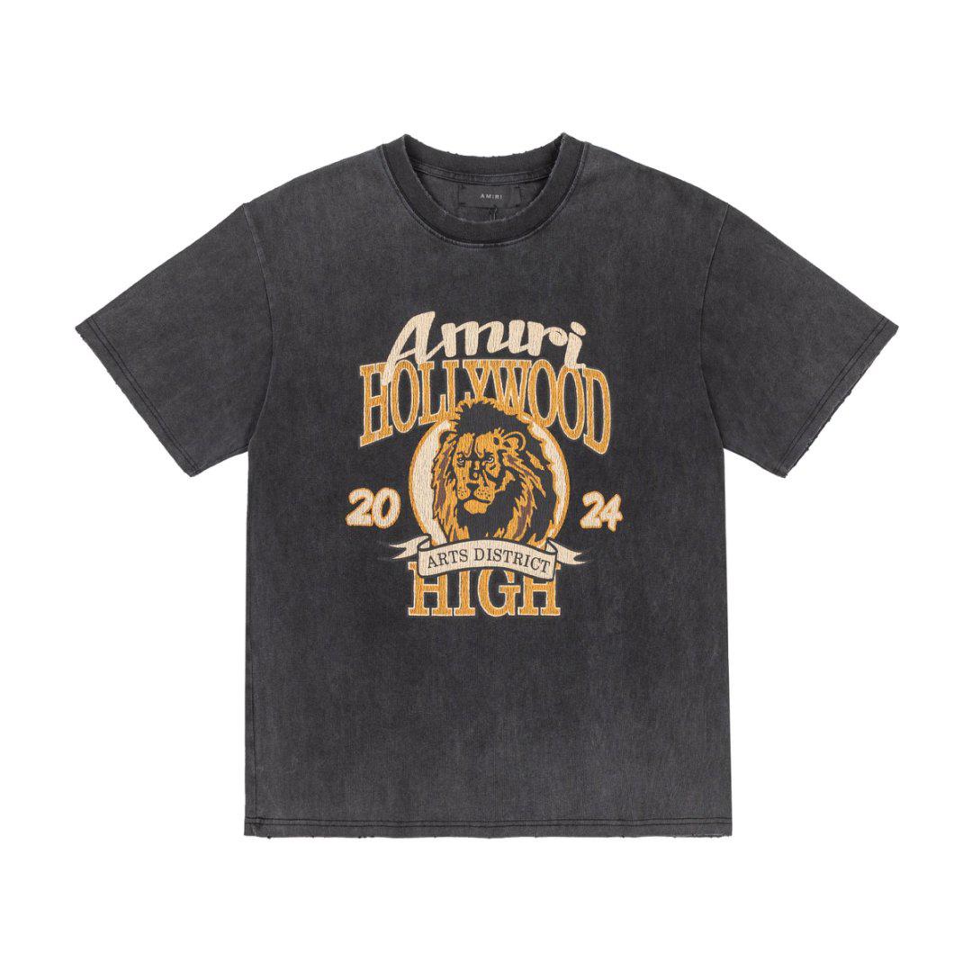 Amiri High Lion Skater Tee 'Black' - DesignerGu