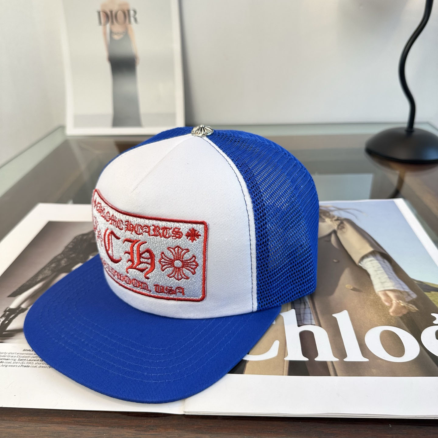 Chrome Heart Hollywood Trucker Cap  - DesignerGu