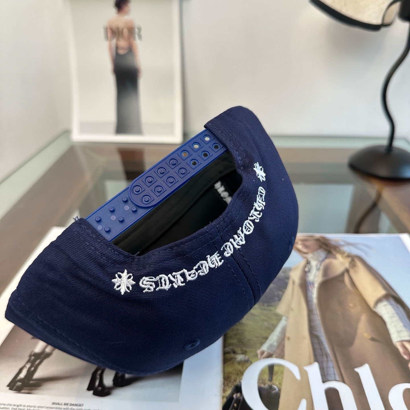 Chrome Hearts CH Trucker Hat 'Navy' - DesignerGu