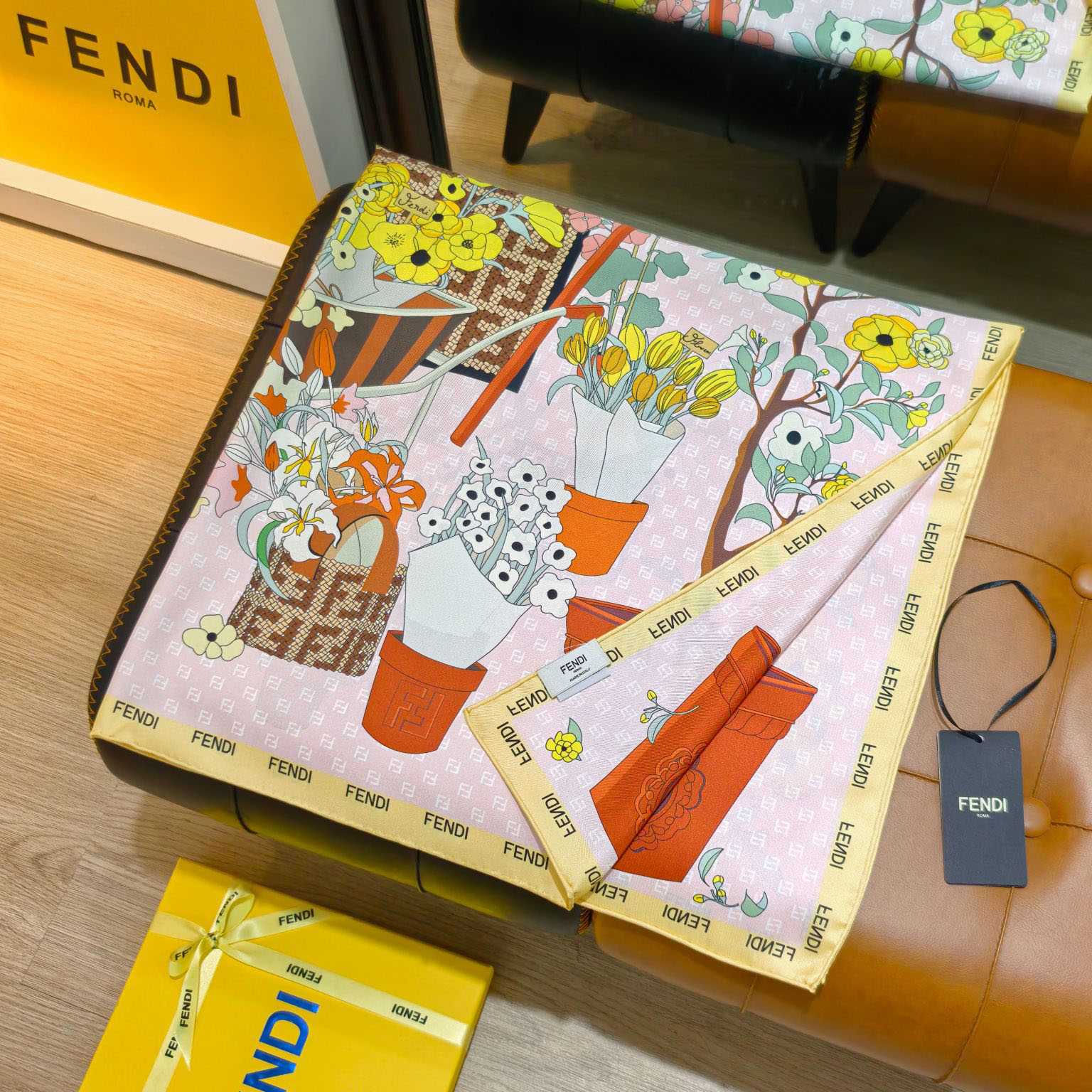 Fendi Gardening Foulard - DesignerGu