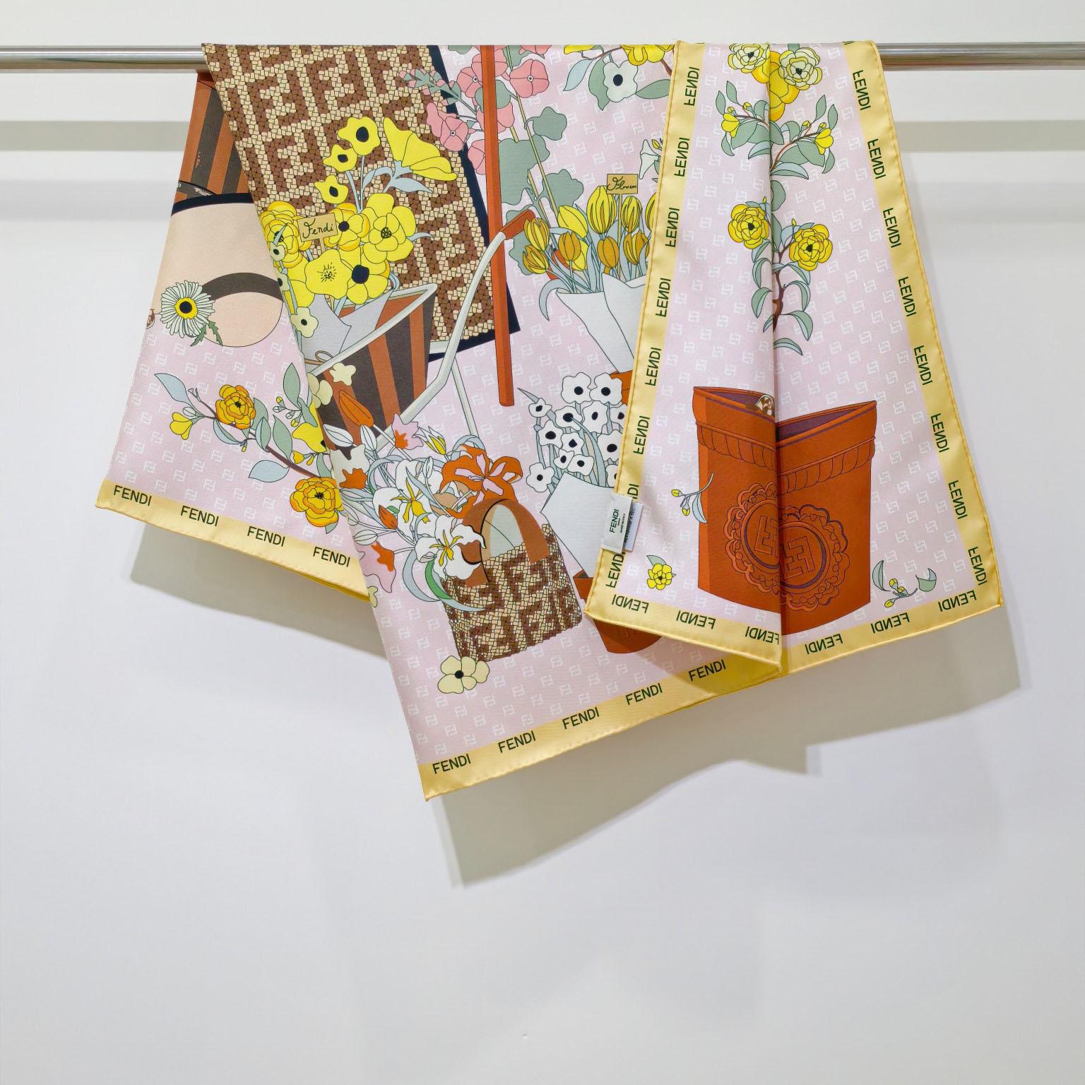 Fendi Gardening Foulard - DesignerGu