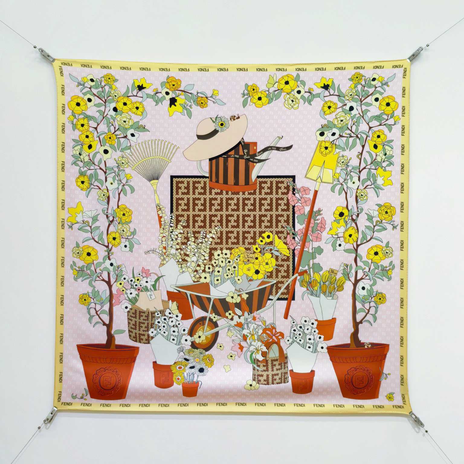 Fendi Gardening Foulard - DesignerGu